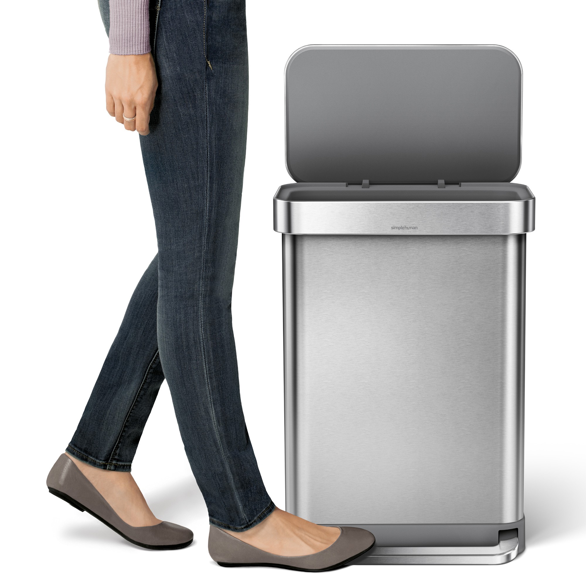 simplehuman™ Step Can with Liner Pocket, 55L