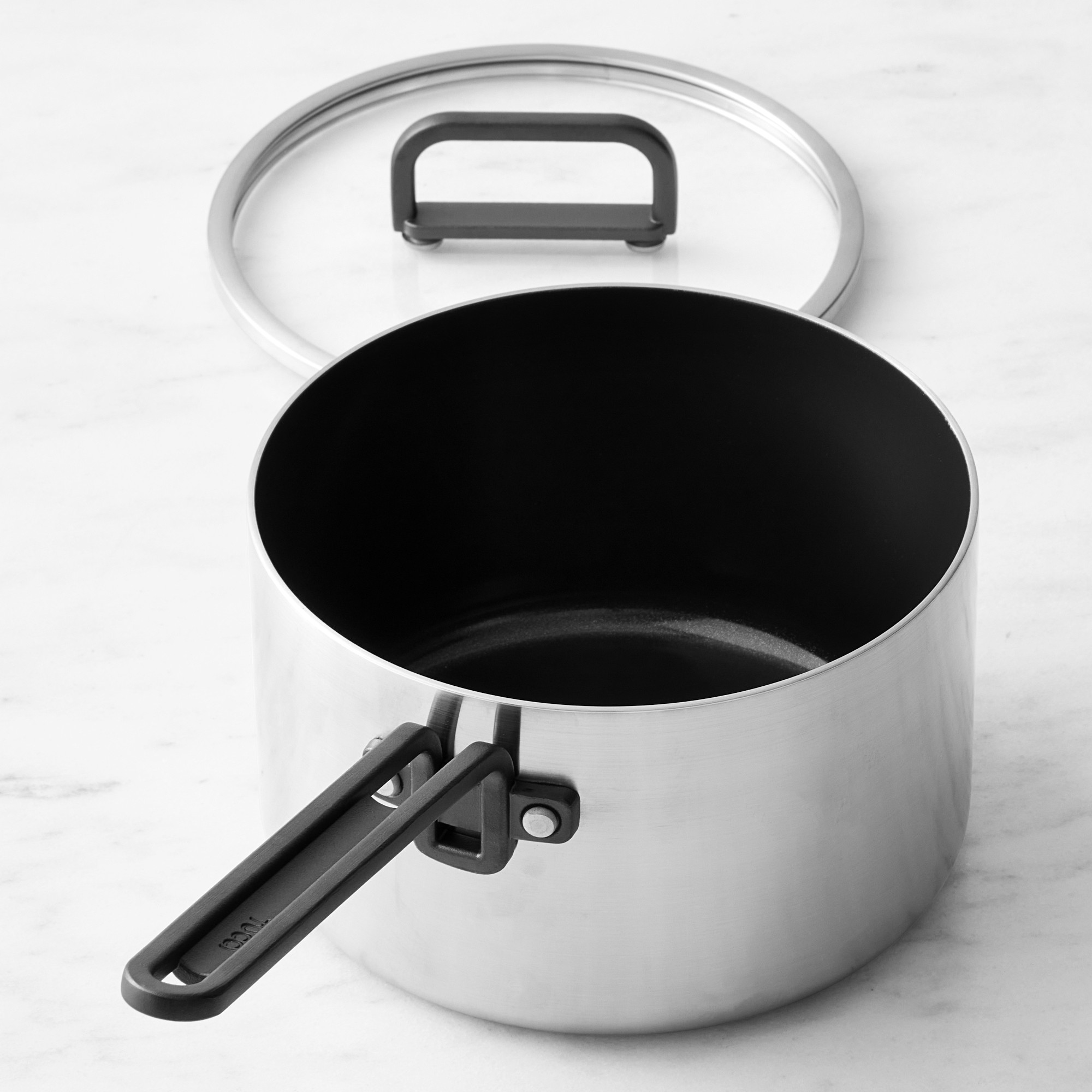 GreenPan™ Stanley Tucci™ Stainless-Steel Ceramic Nonstick Saucepan