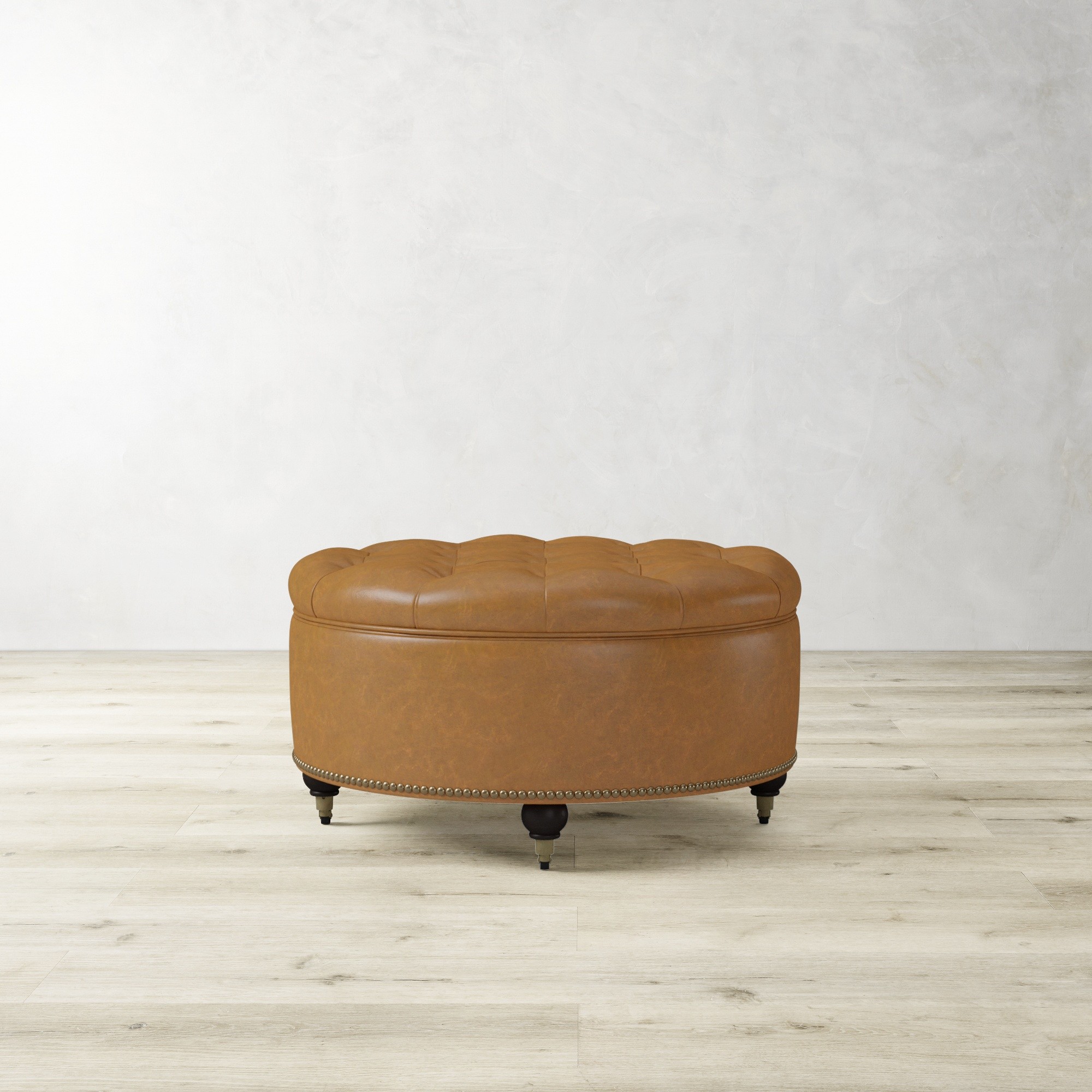 Soho Tufted Round Storage Ottoman (36)
