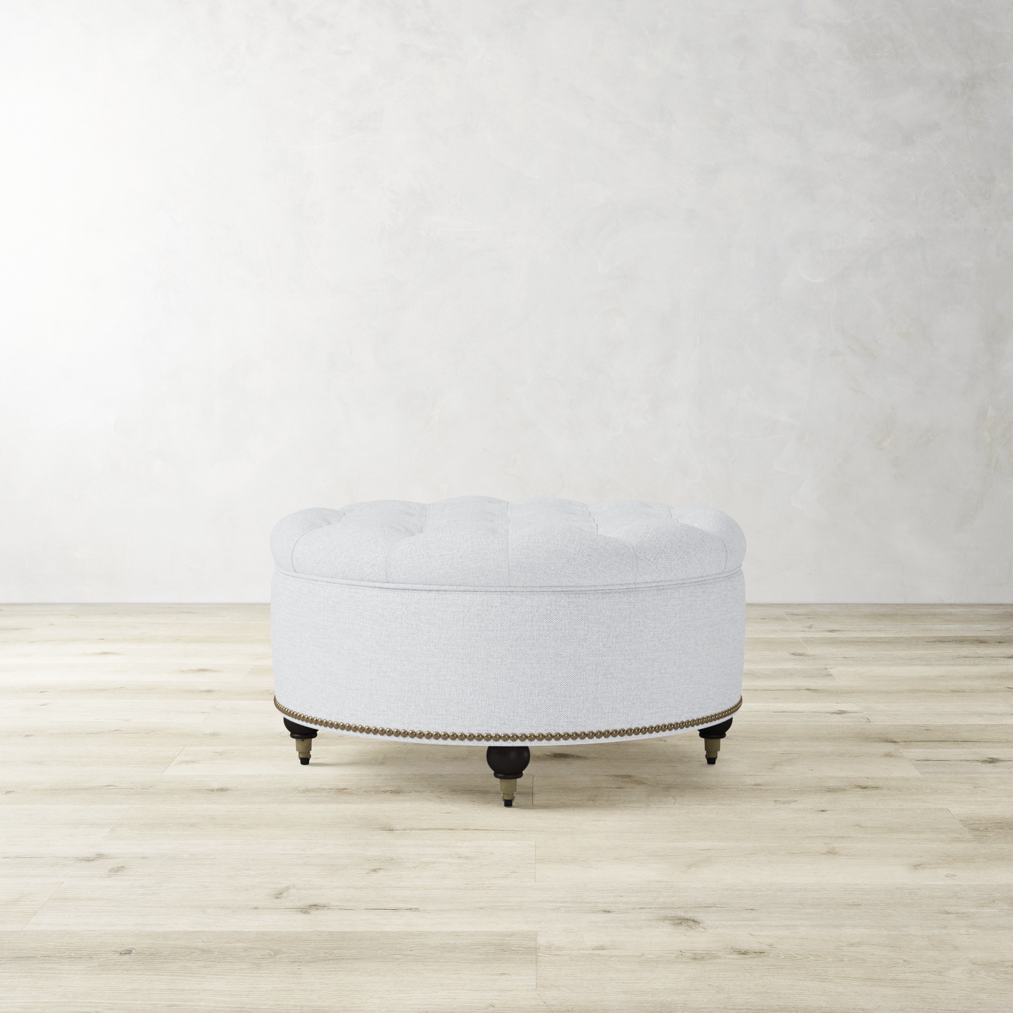 Soho Tufted Round Storage Ottoman (36)