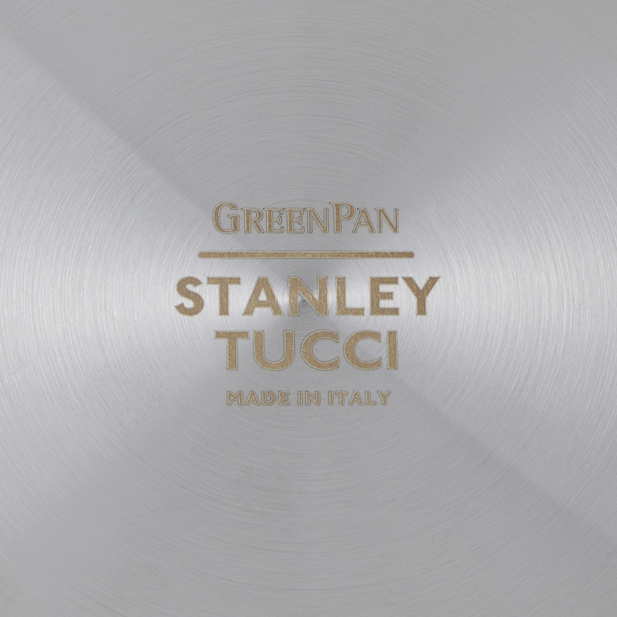 GreenPan™ Stanley Tucci™ Stainless-Steel Ceramic Nonstick Covered Fry Pan, 12