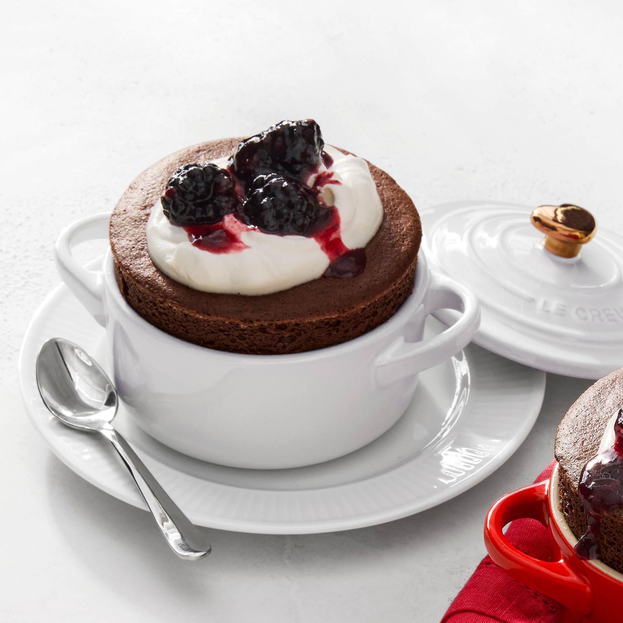 Le Creuset Mini Cocotte with Heart Knob, 8-Oz.