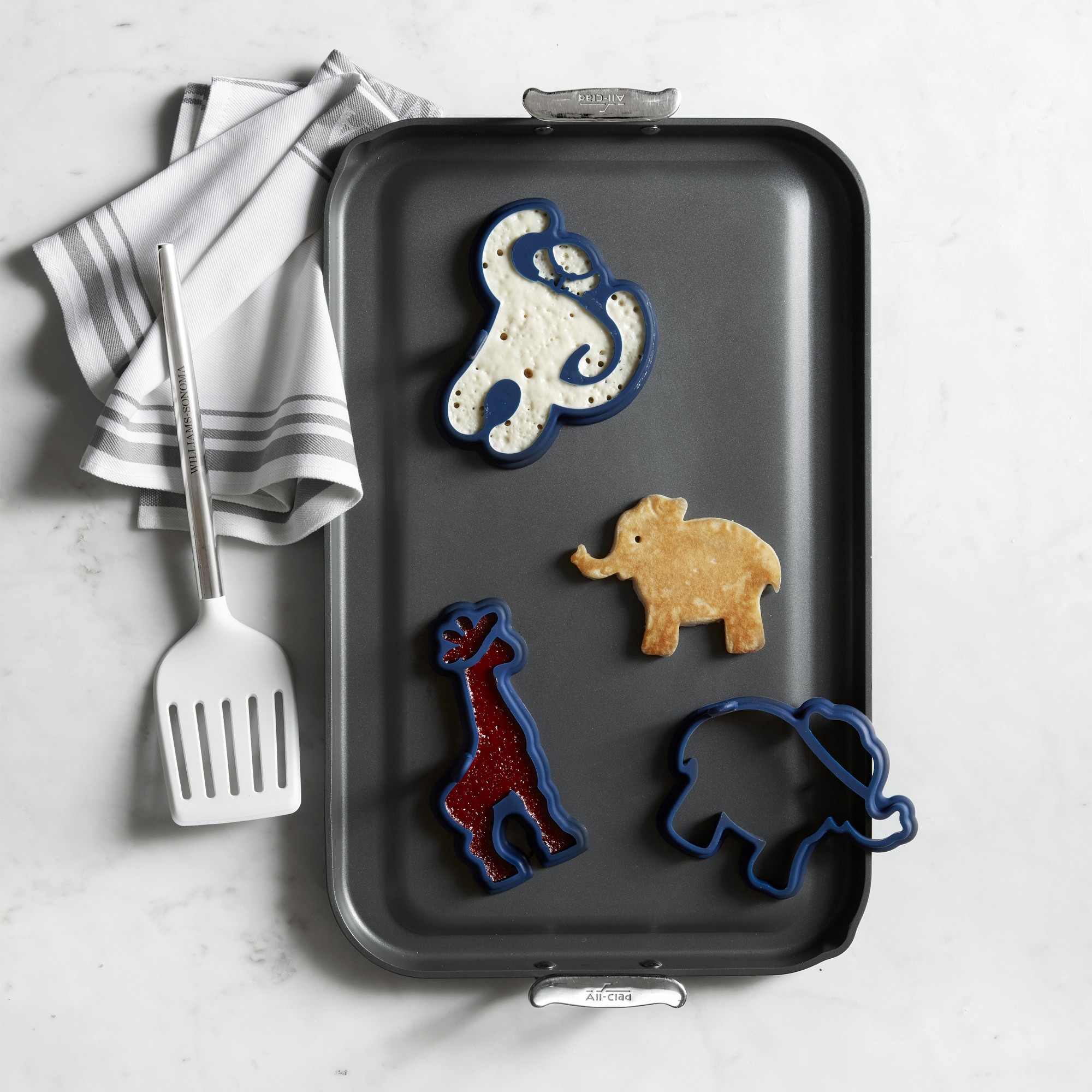 Williams Sonoma Stainless-Steel Silicone Slotted Turner