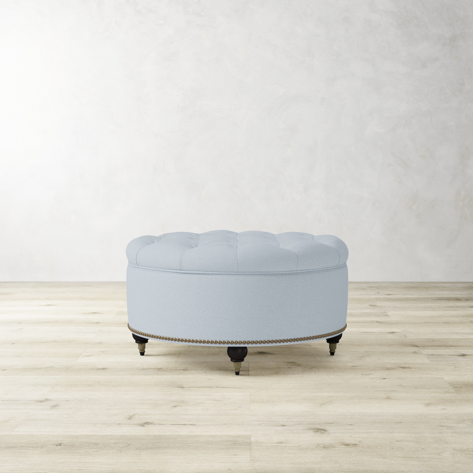 Soho Tufted Round Storage Ottoman (36)