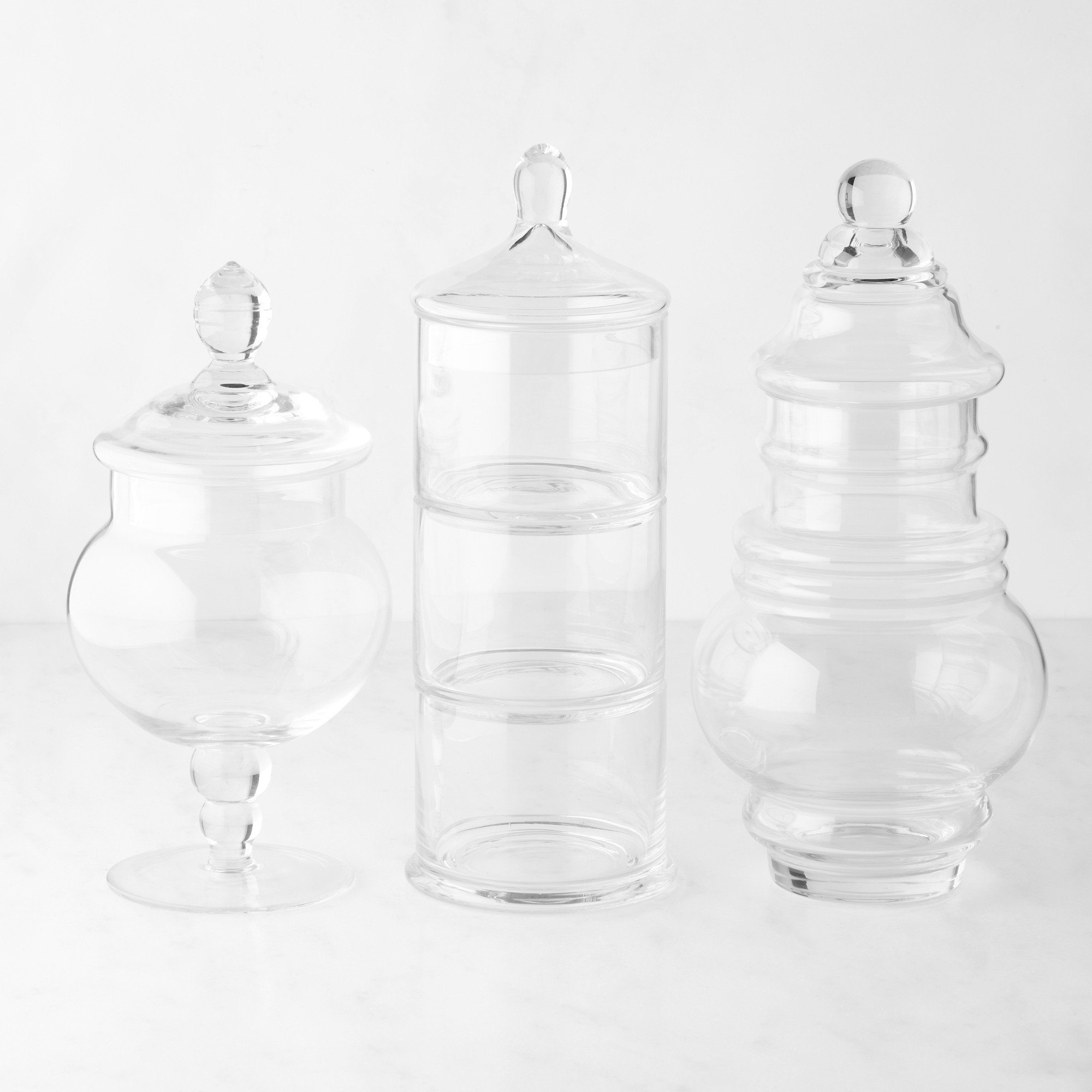 Glass Candy Jars