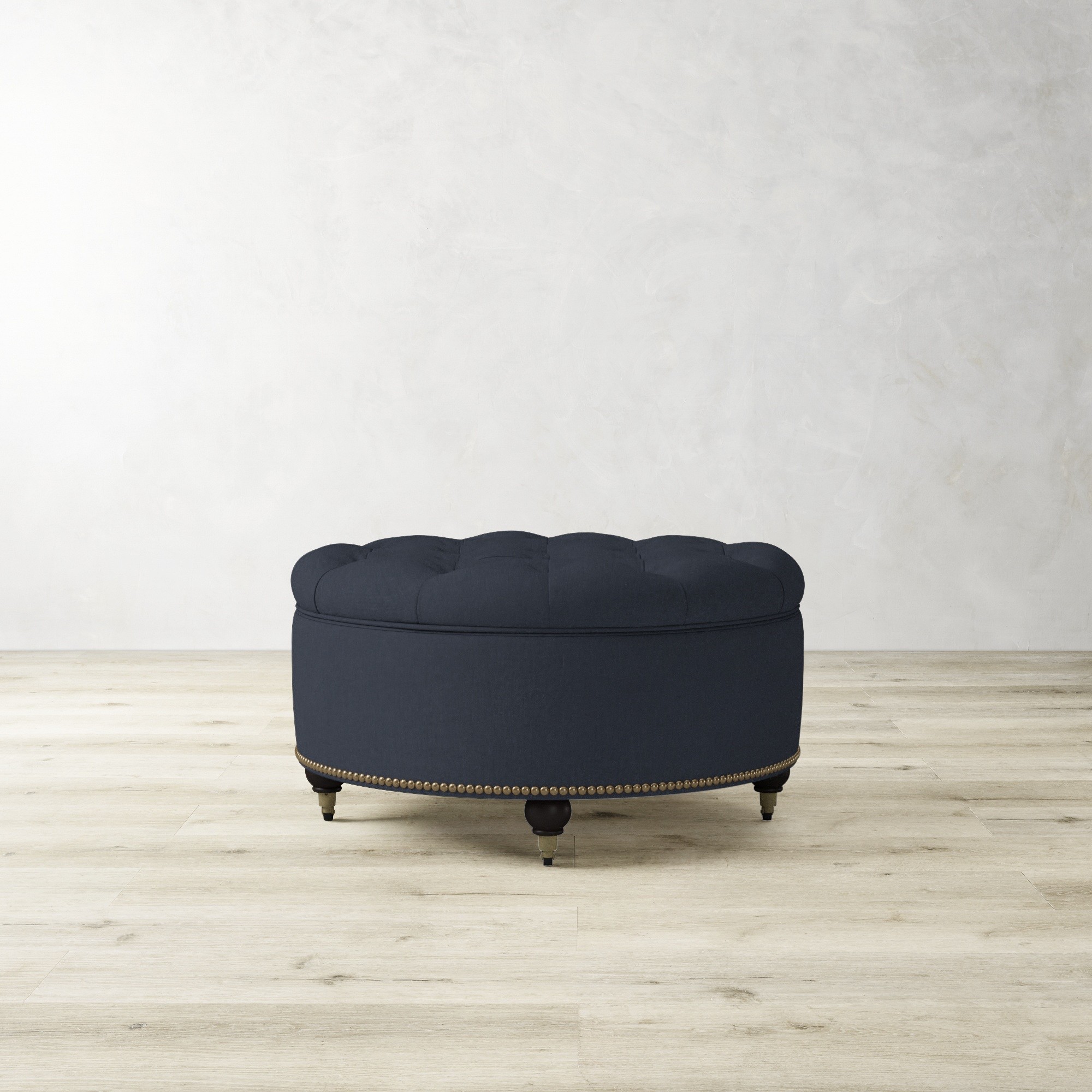 Soho Tufted Round Storage Ottoman (36)