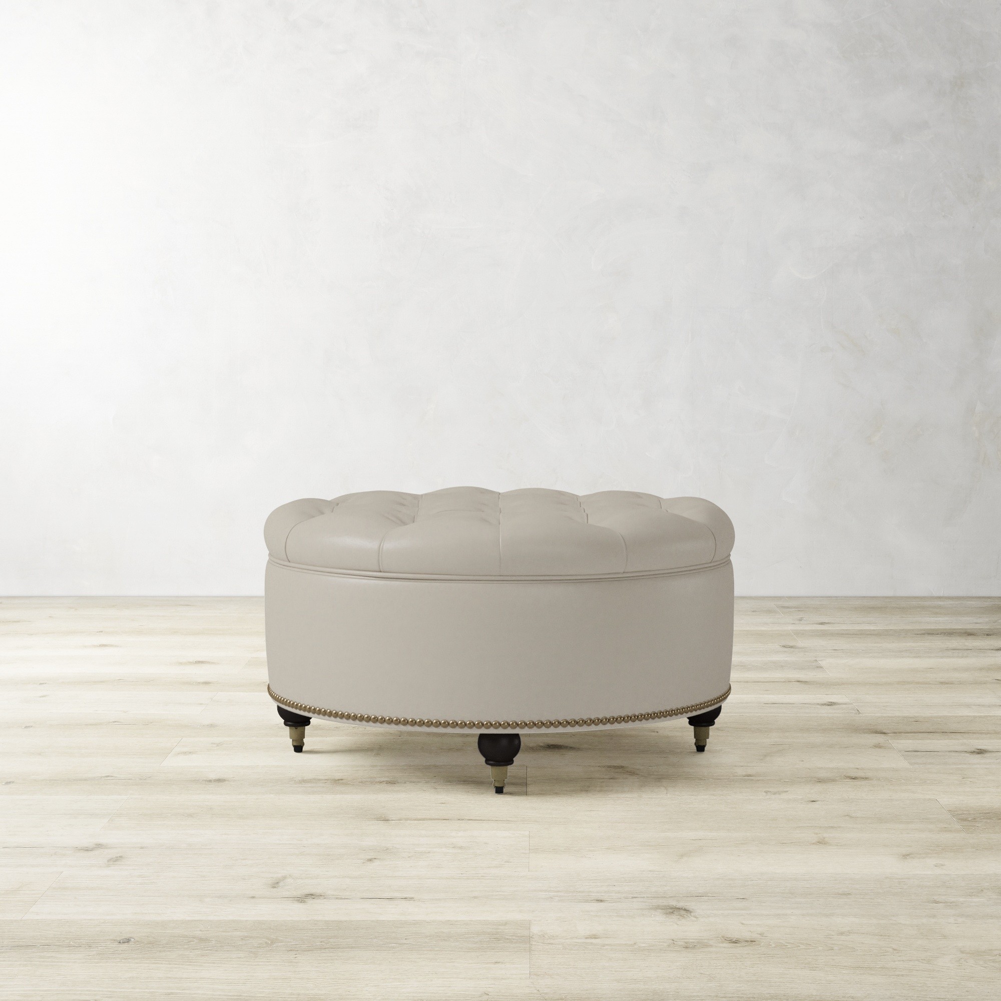 Soho Tufted Round Storage Ottoman (36)