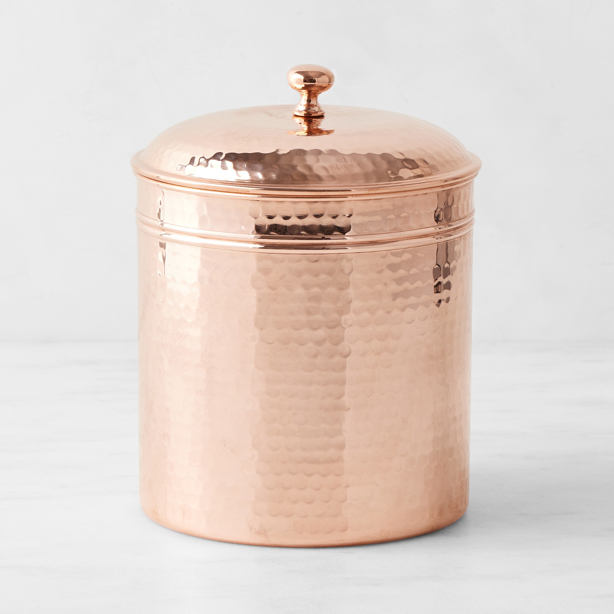 Williams Sonoma Hammered Copper Canisters