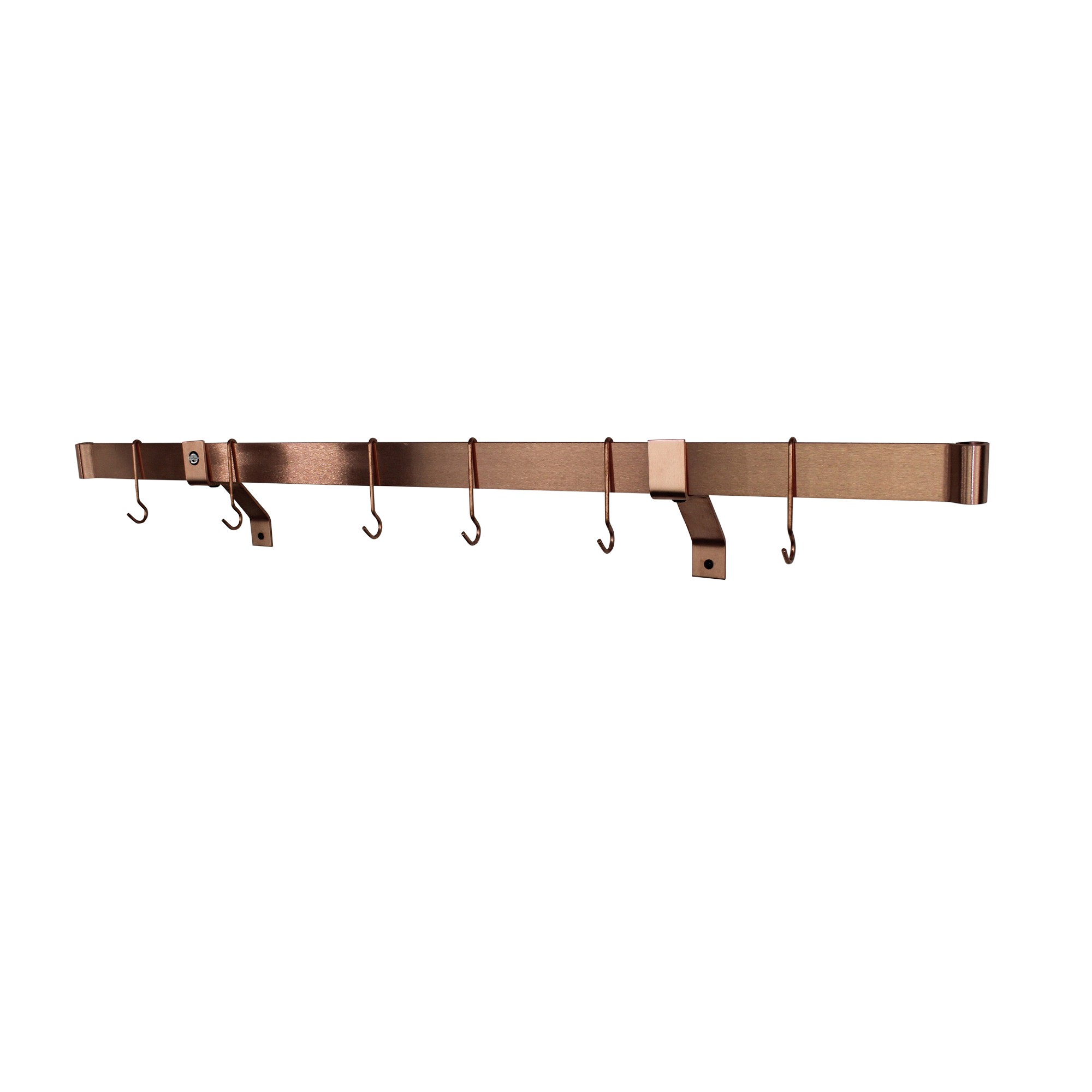 Enclume  Rolled-End Bar Wall-Mounted Pot Rack