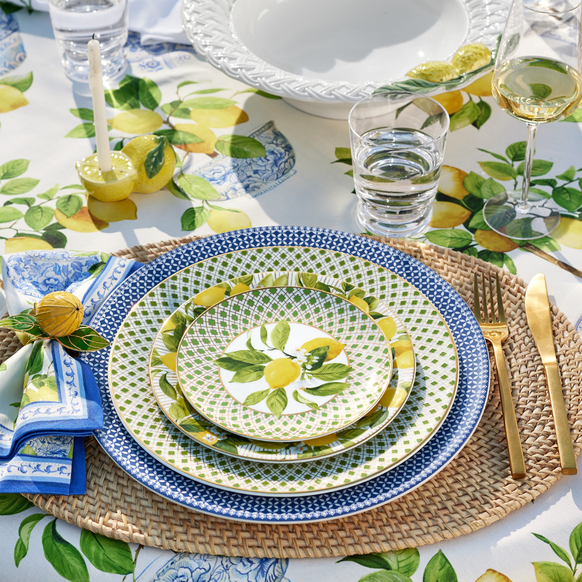 Limone 12-Piece Dinnerware Set
