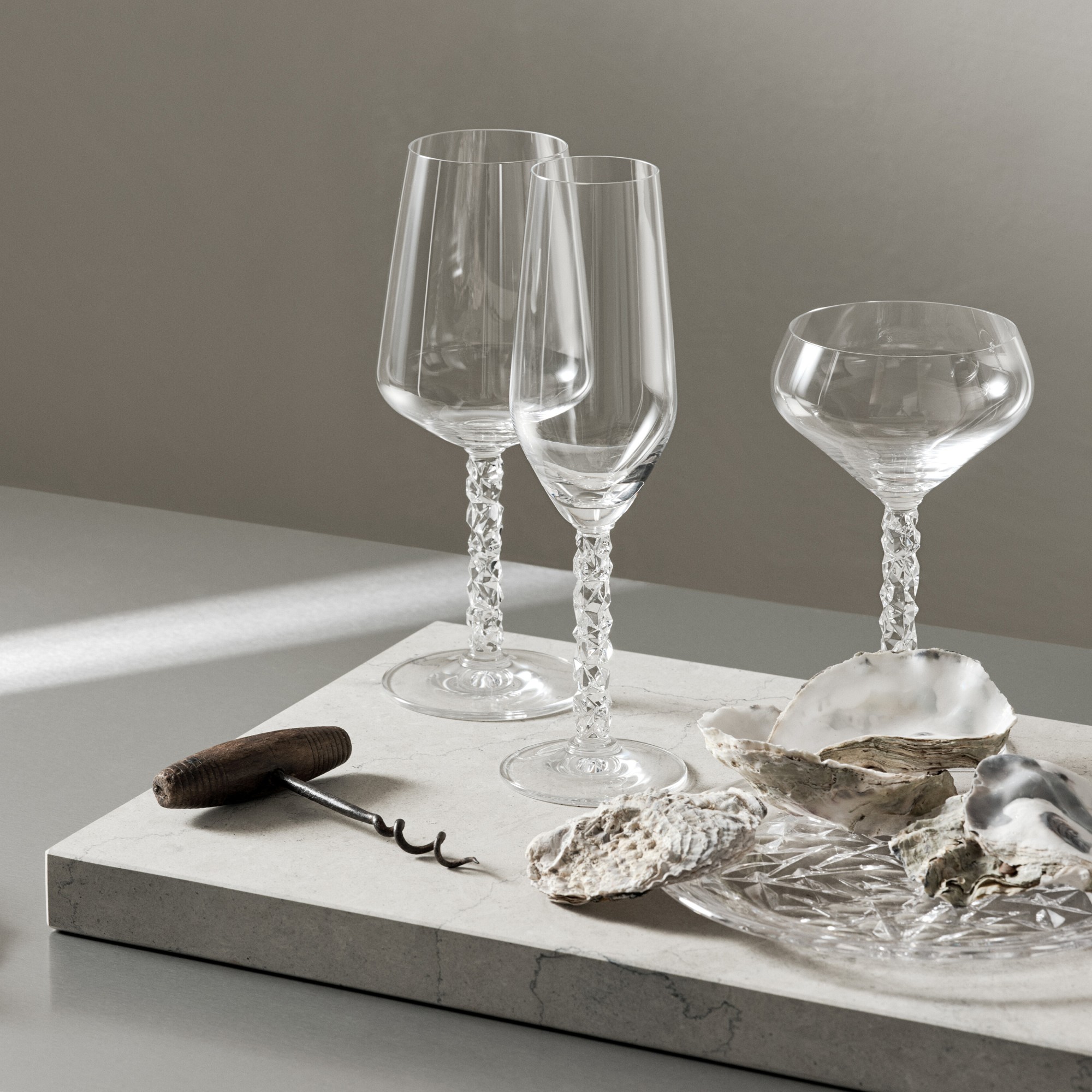 Orrefors Carat Wine Glasses, Set of 2