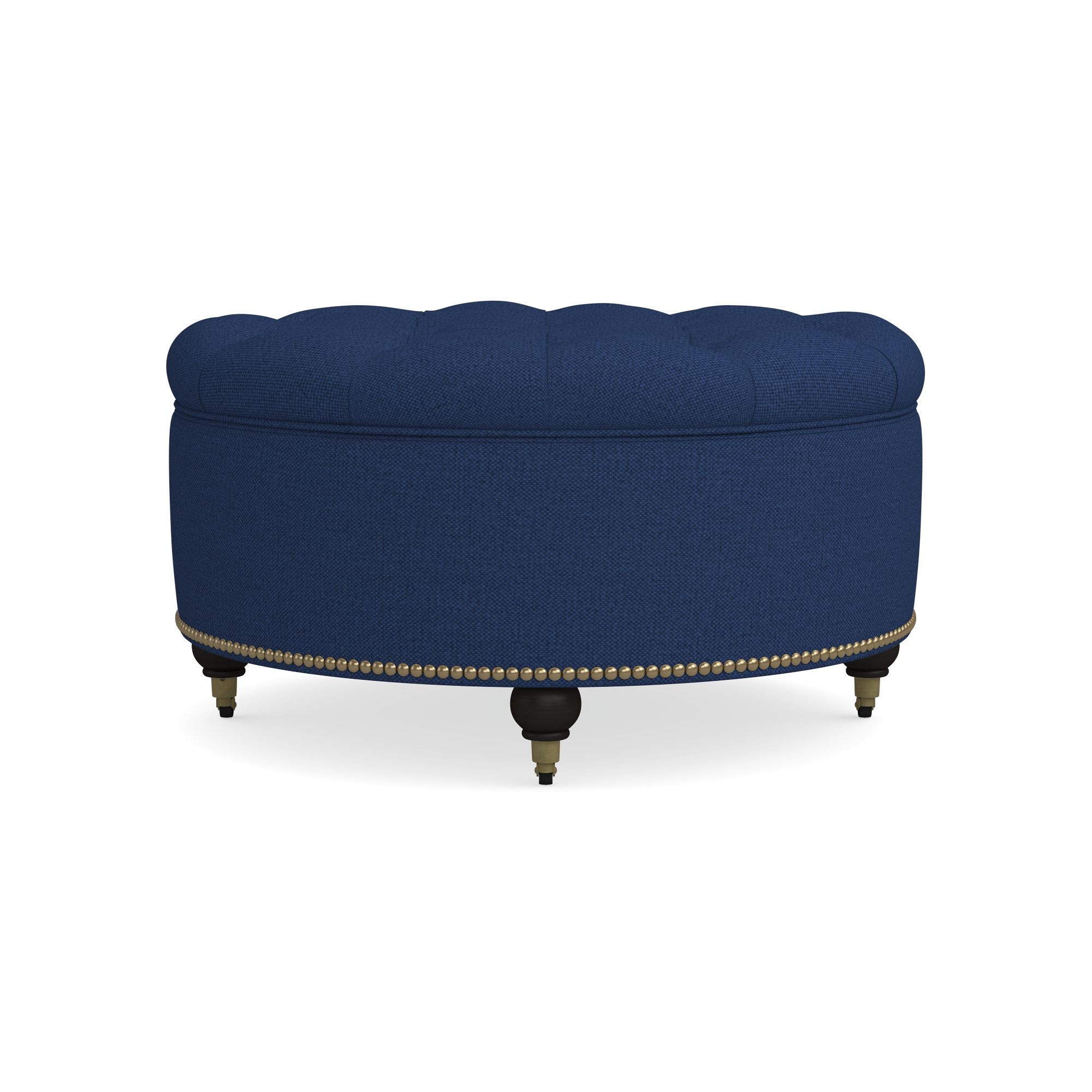 Soho Tufted Round Storage Ottoman (36)