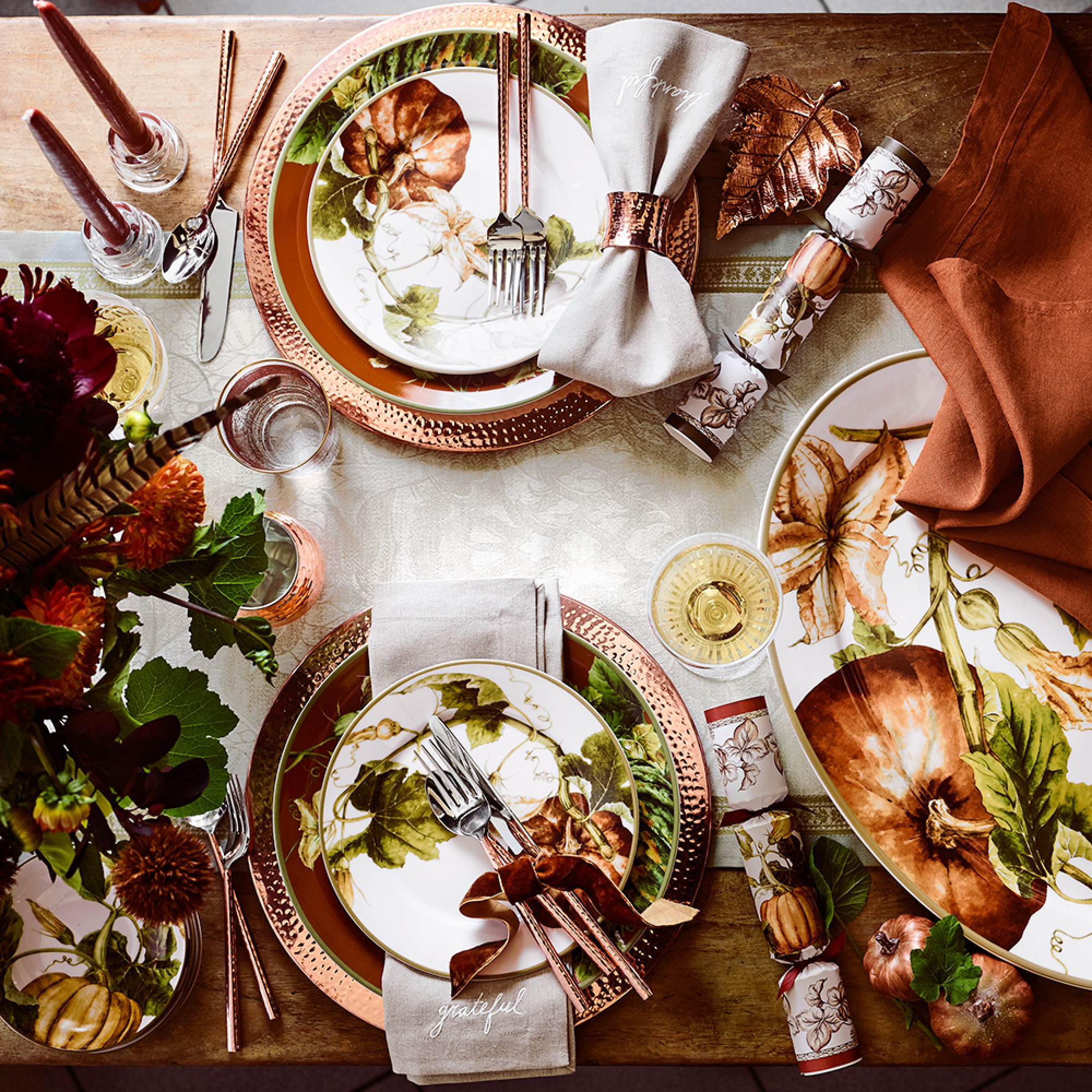 Hammered Copper Charger