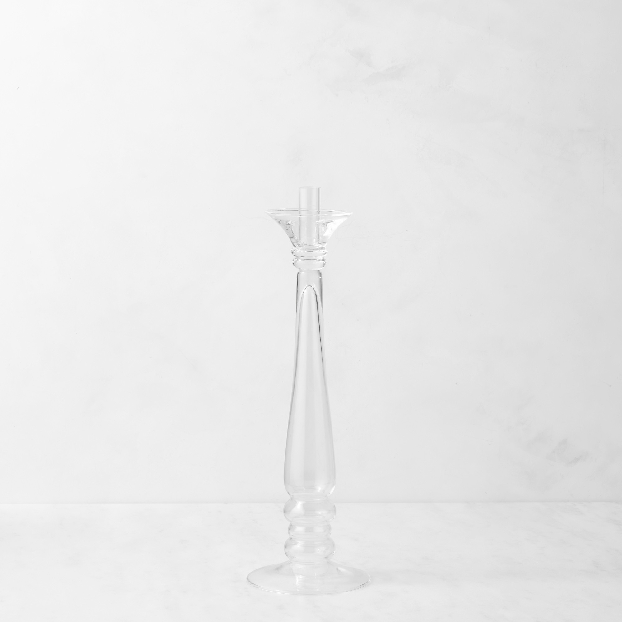 Glass Taper Candleholder