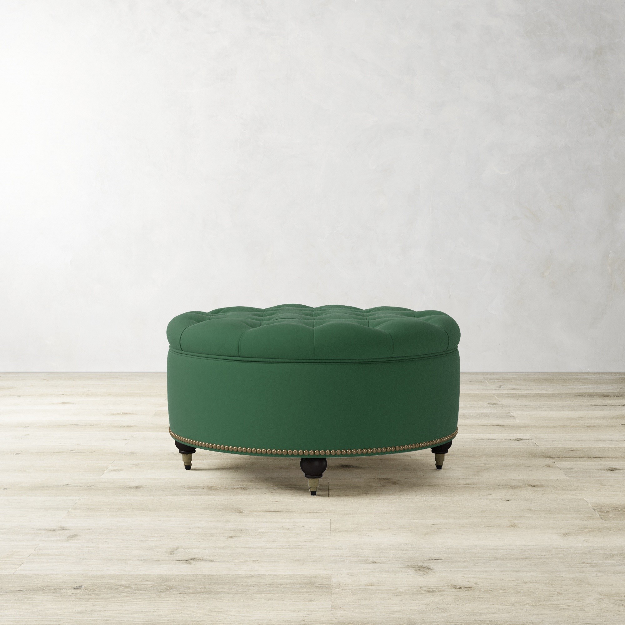 Soho Tufted Round Storage Ottoman (36)