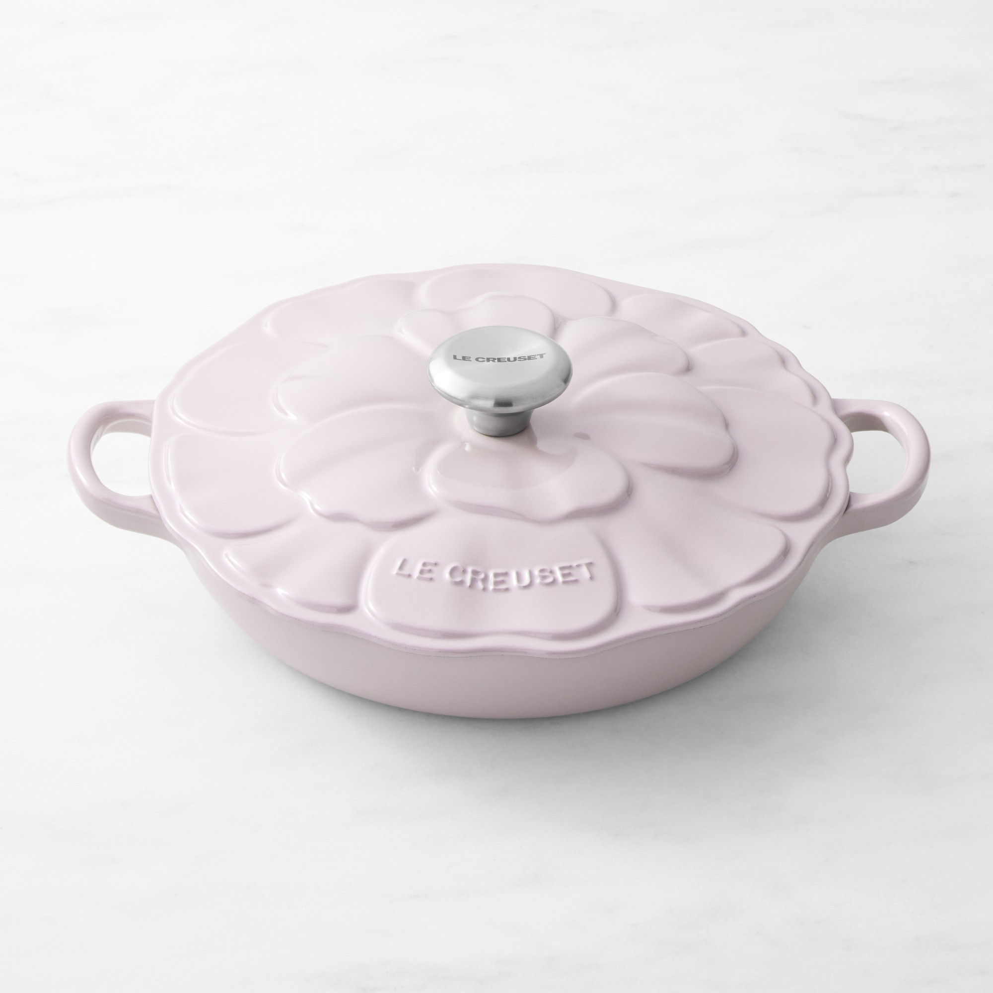 Le Creuset Enameled Cast Iron Petal Braiser, 2 1/4-Qt.