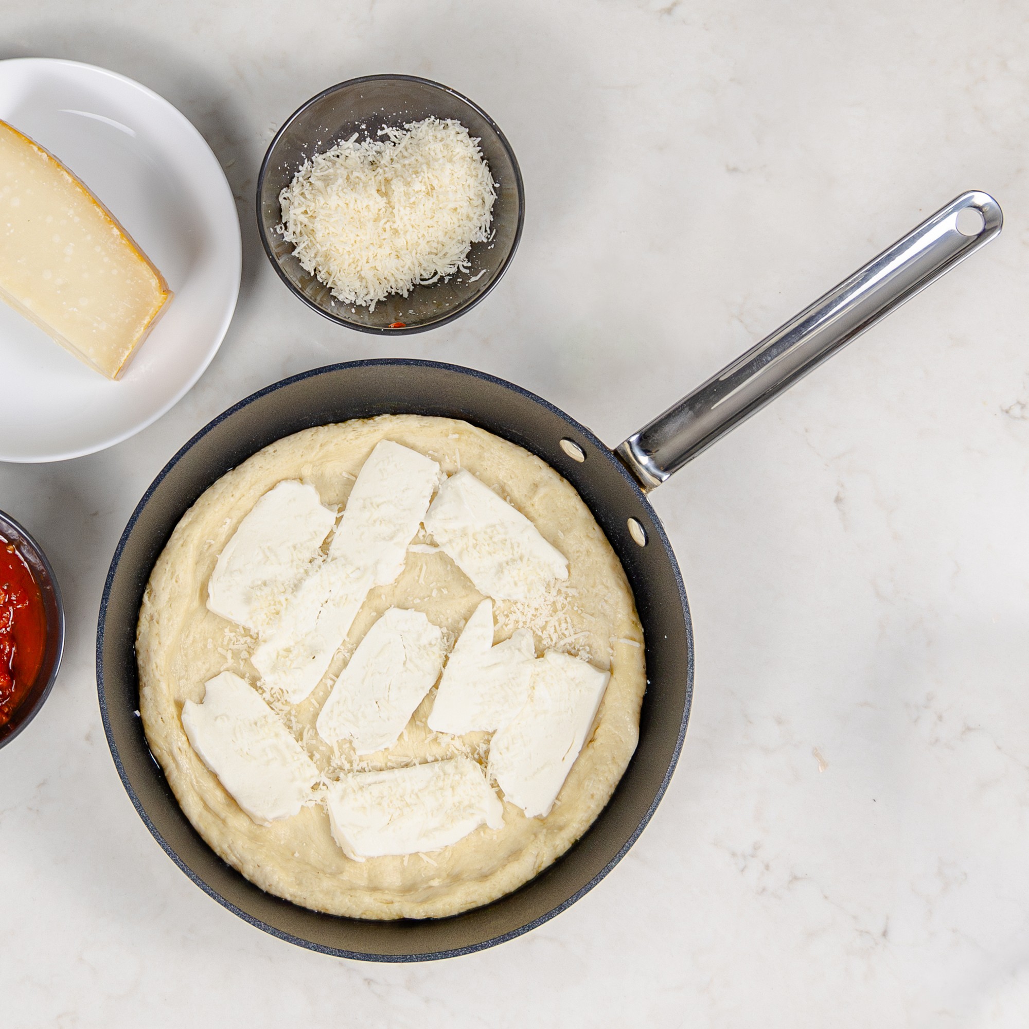 SCANPAN® TSS+ Stainless-Steel Nonstick Essential Sauté Pan, 4-Qt.