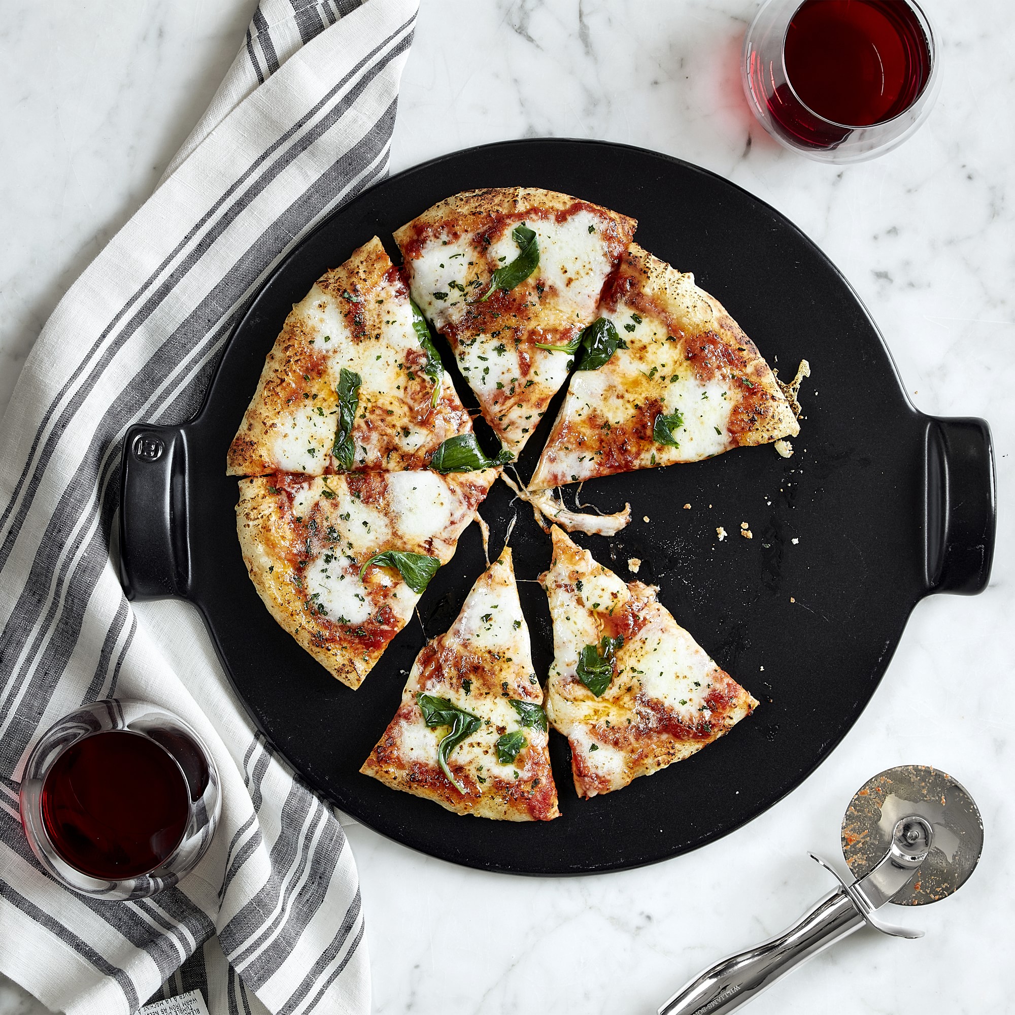 Emile Henry French Ceramic Pizza Stone