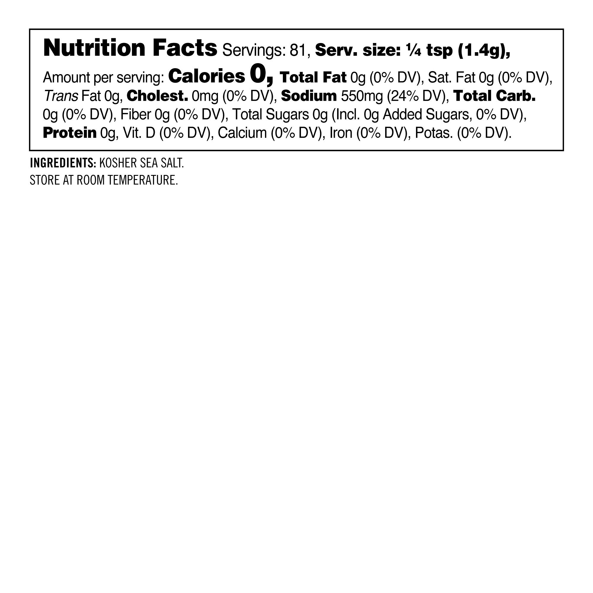 Williams Sonoma Classic Margarita Rimming Salt