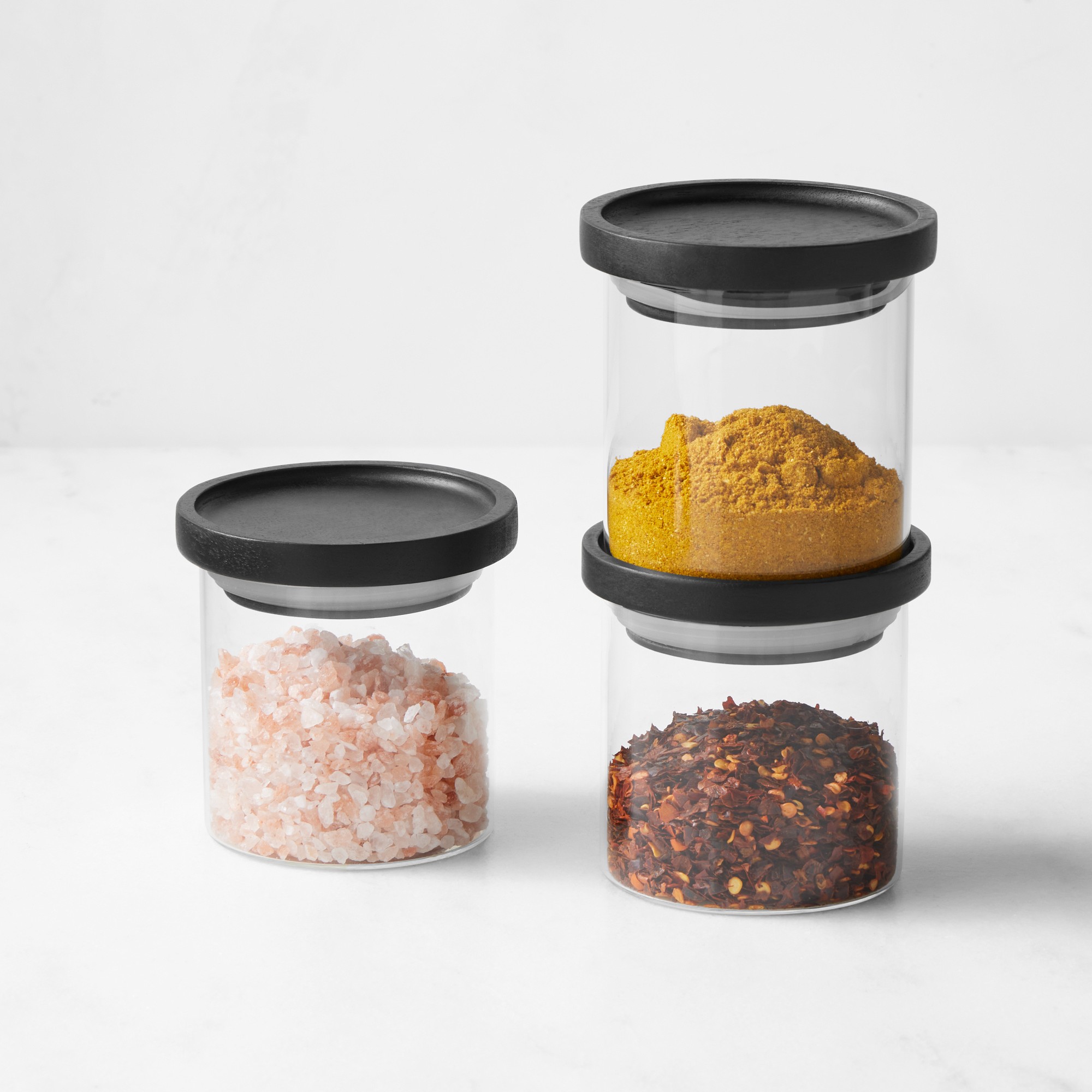 Hold Everything Stackable Spice Jars