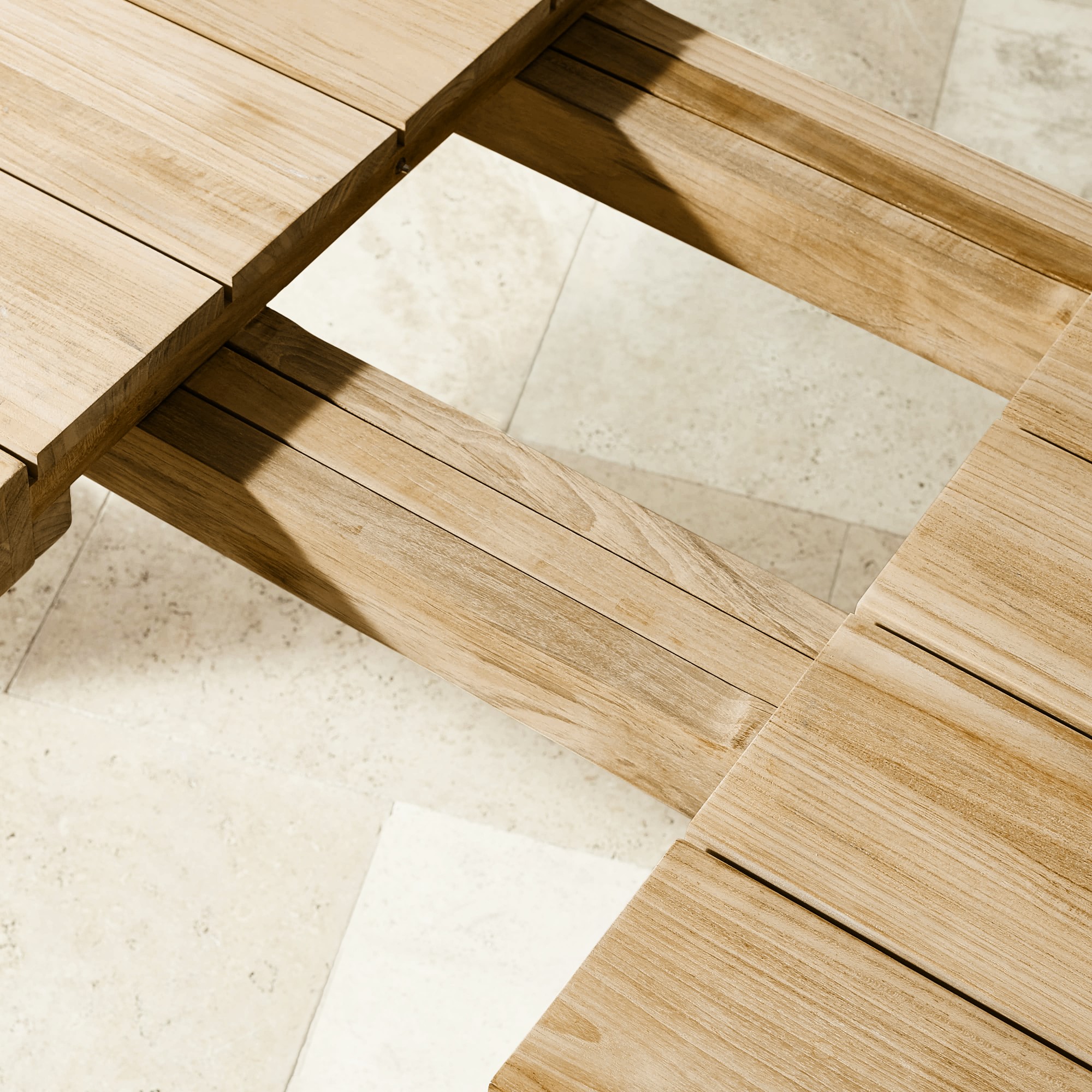 Larnaca Teak Extendable Dining Table & All-Weather Weave Dining Chairs (72-94)