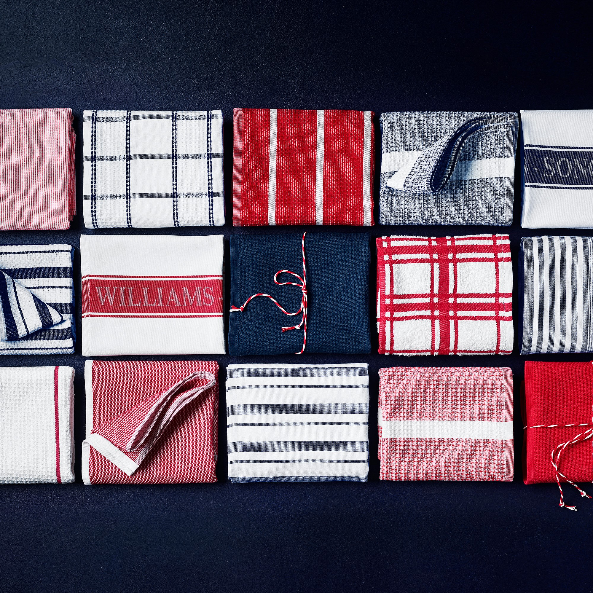 Williams Sonoma Super Absorbent Waffle Weave Towels, Set of 4