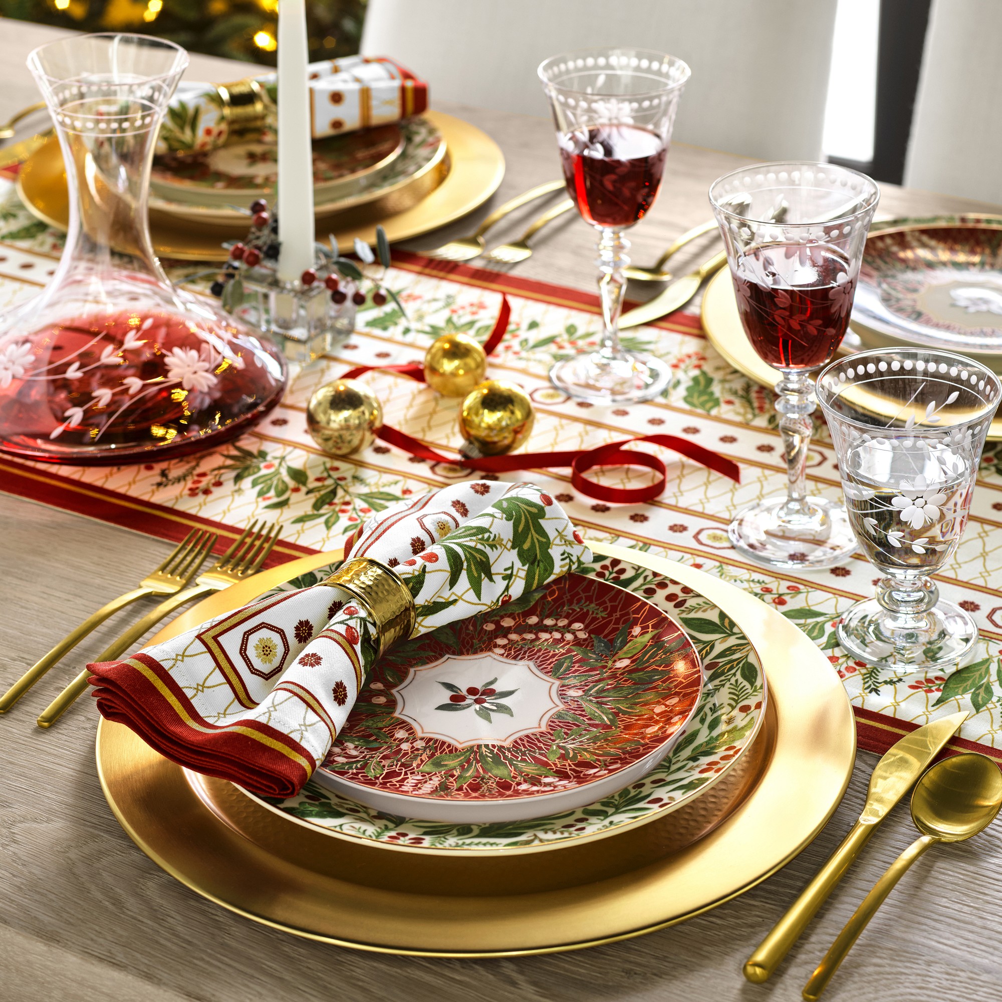 Antique Brass Napkin Rings, Set of 4