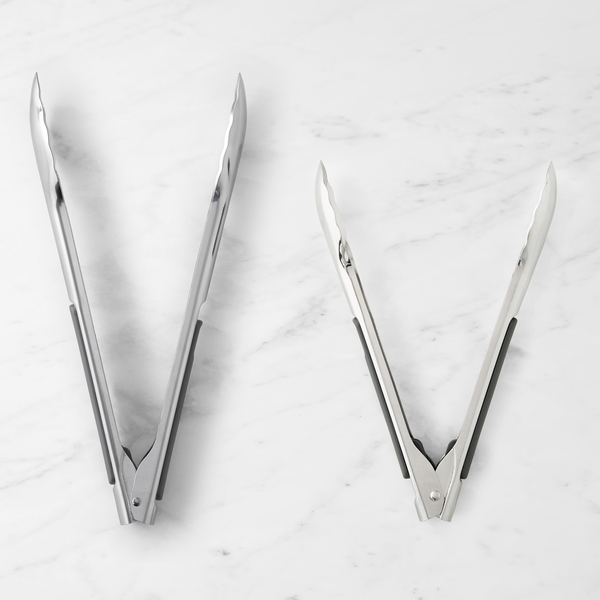 Williams Sonoma Prep Tools Stainless Steel Locking Tongs