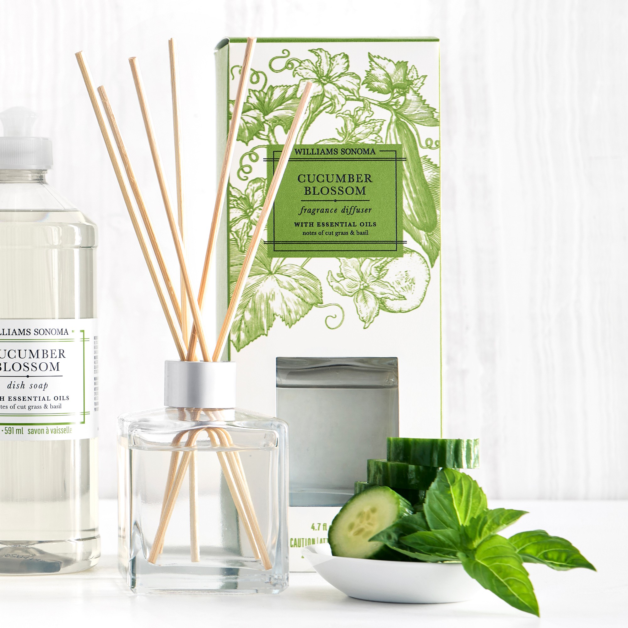Williams Sonoma Cucumber Blossom Fragrance Diffuser