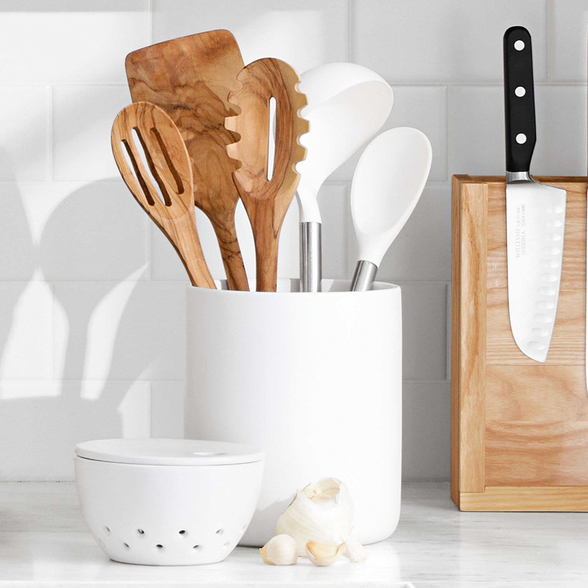 Hold Everything Ceramic Utensil Holder