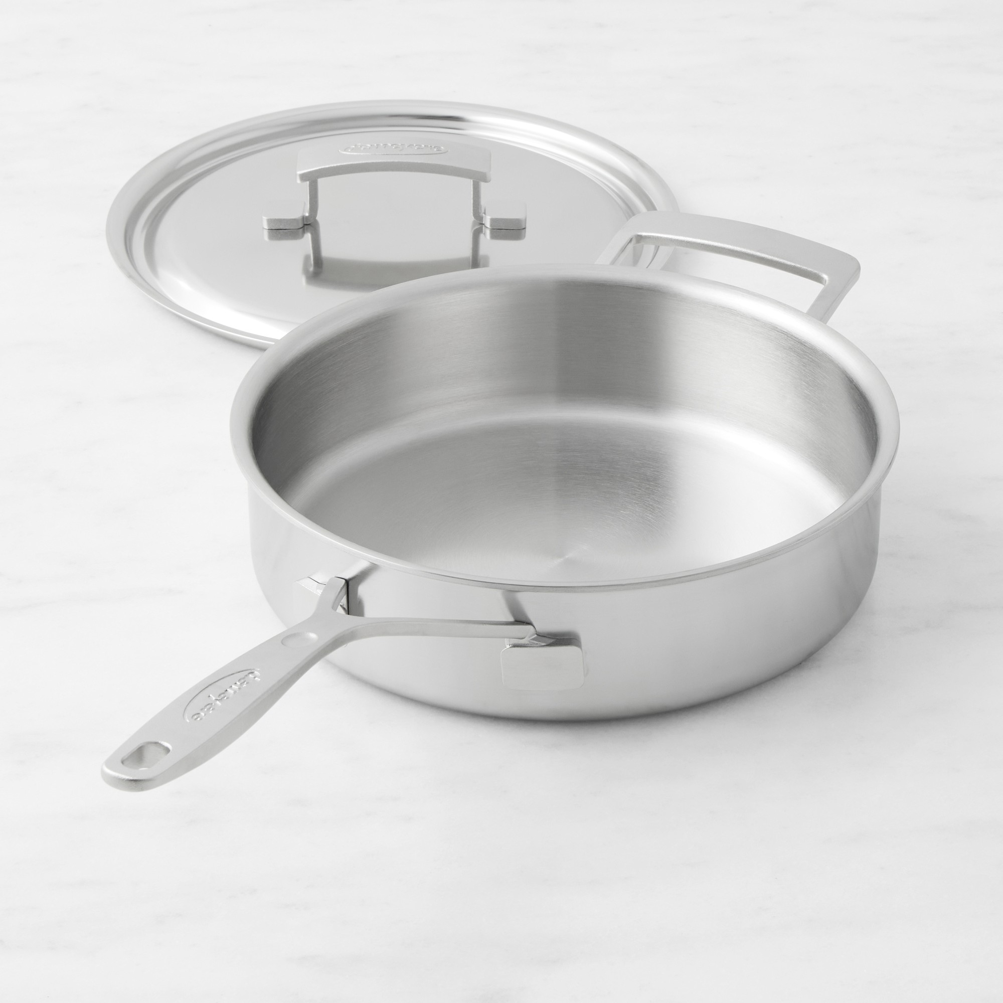 Demeyere Industry 5-Ply Stainless Steel Saute Pan, 3-Qt
