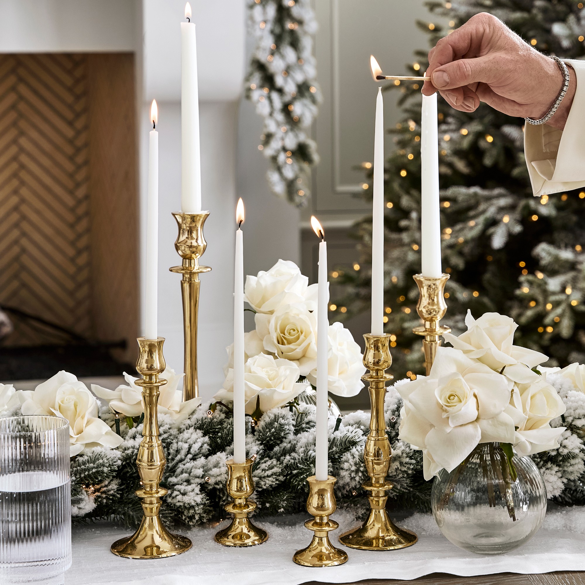 Heirloom Gold Tiny Taper Holders