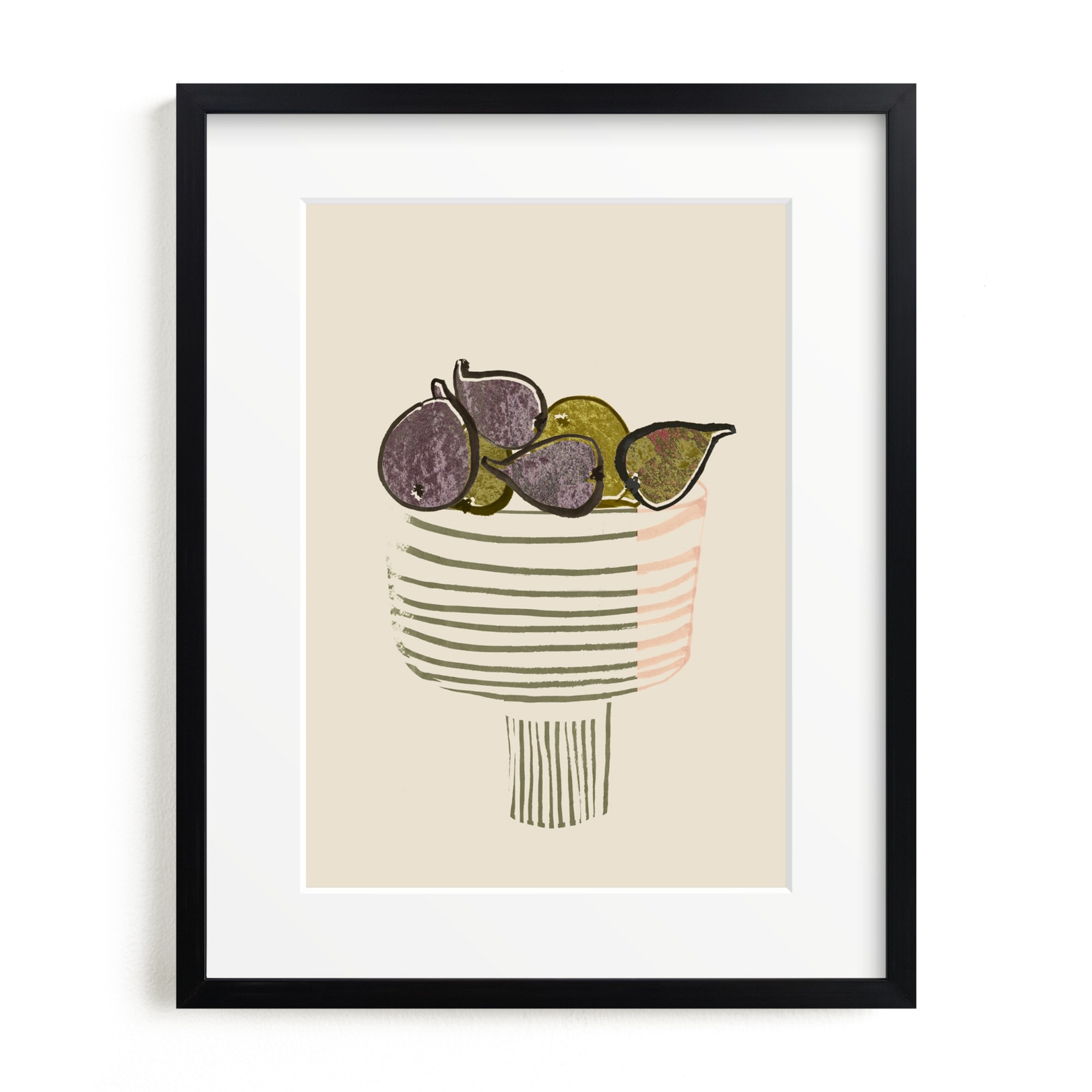Bowl of Figs Limited Edition Kitchen Art by Minted