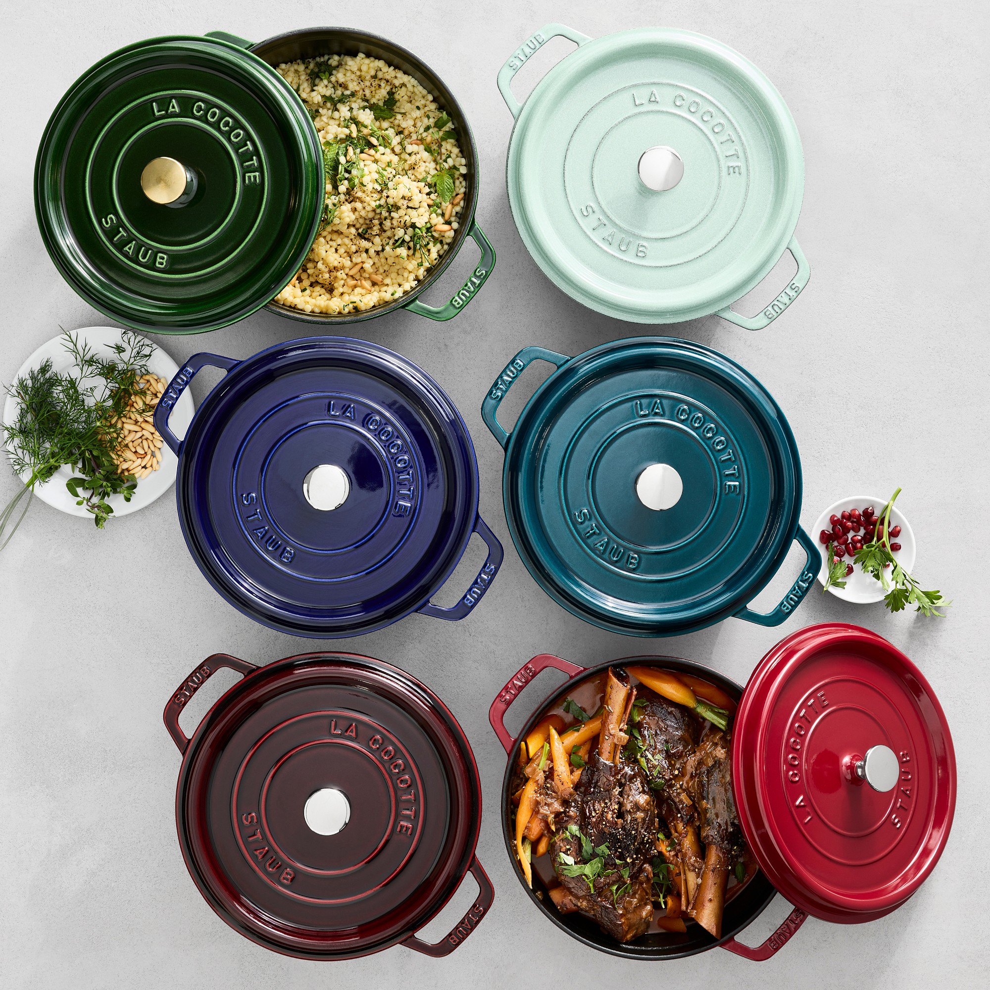 Staub Enameled Cast Iron Round Dutch Oven
