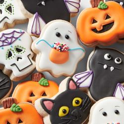 Assorted Halloween Cookies, Set of 15