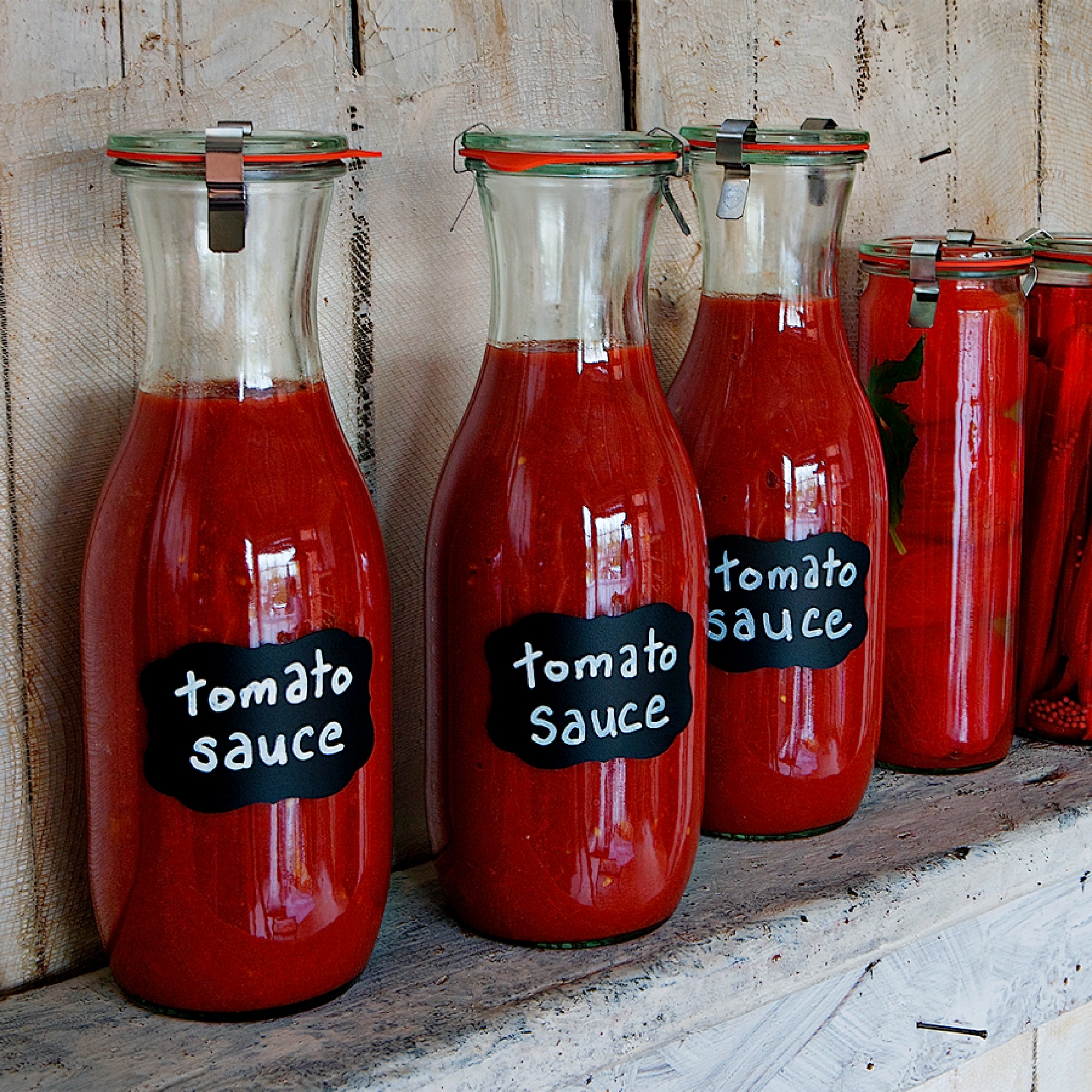 Weck Juice Jars, 35.9 oz, Set of 3