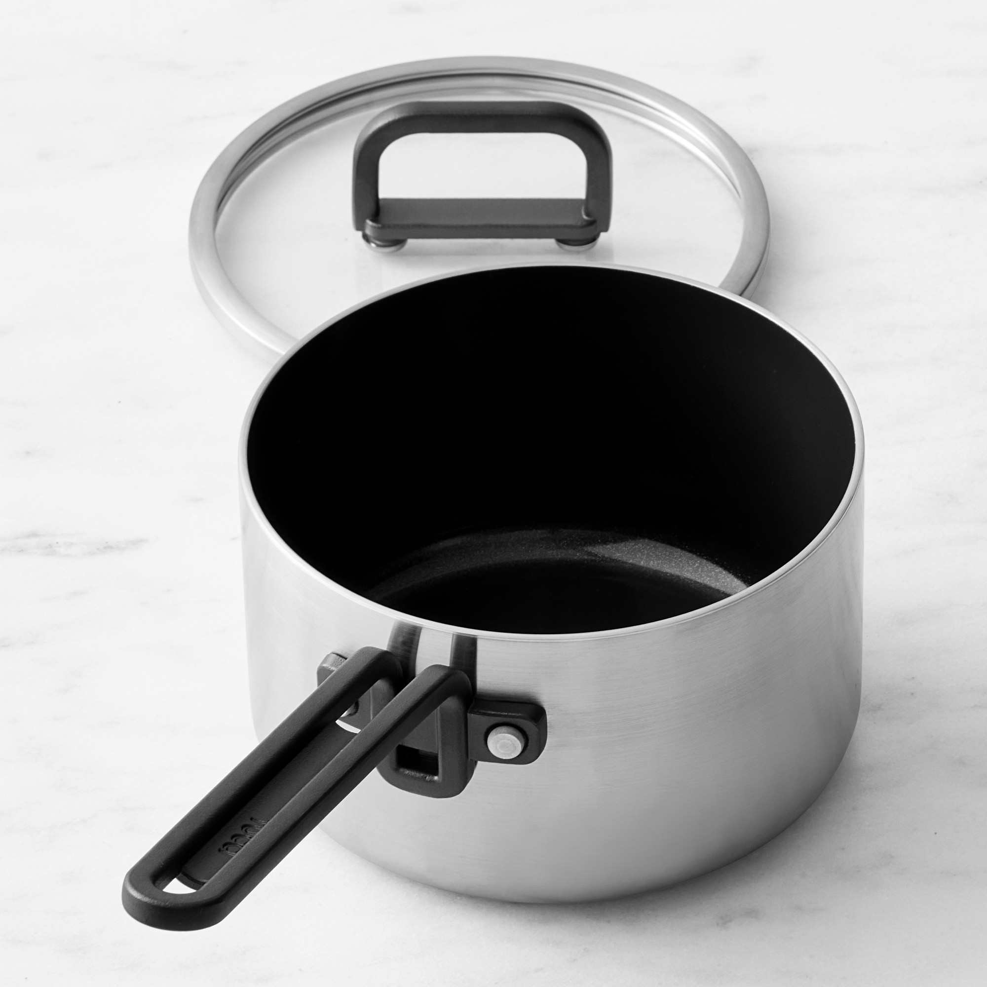 GreenPan™ Stanley Tucci™ Stainless-Steel Ceramic Nonstick Saucepan
