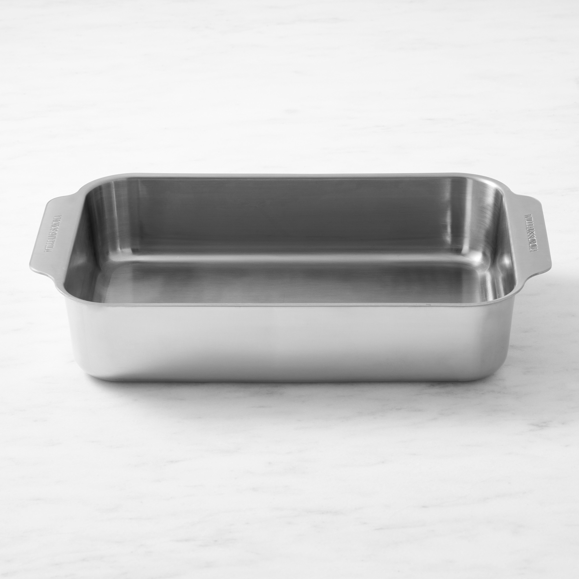 Williams Sonoma Signature Thermo-Clad™ Stainless-Steel Ovenware Lasagna Baker, 17 x 11