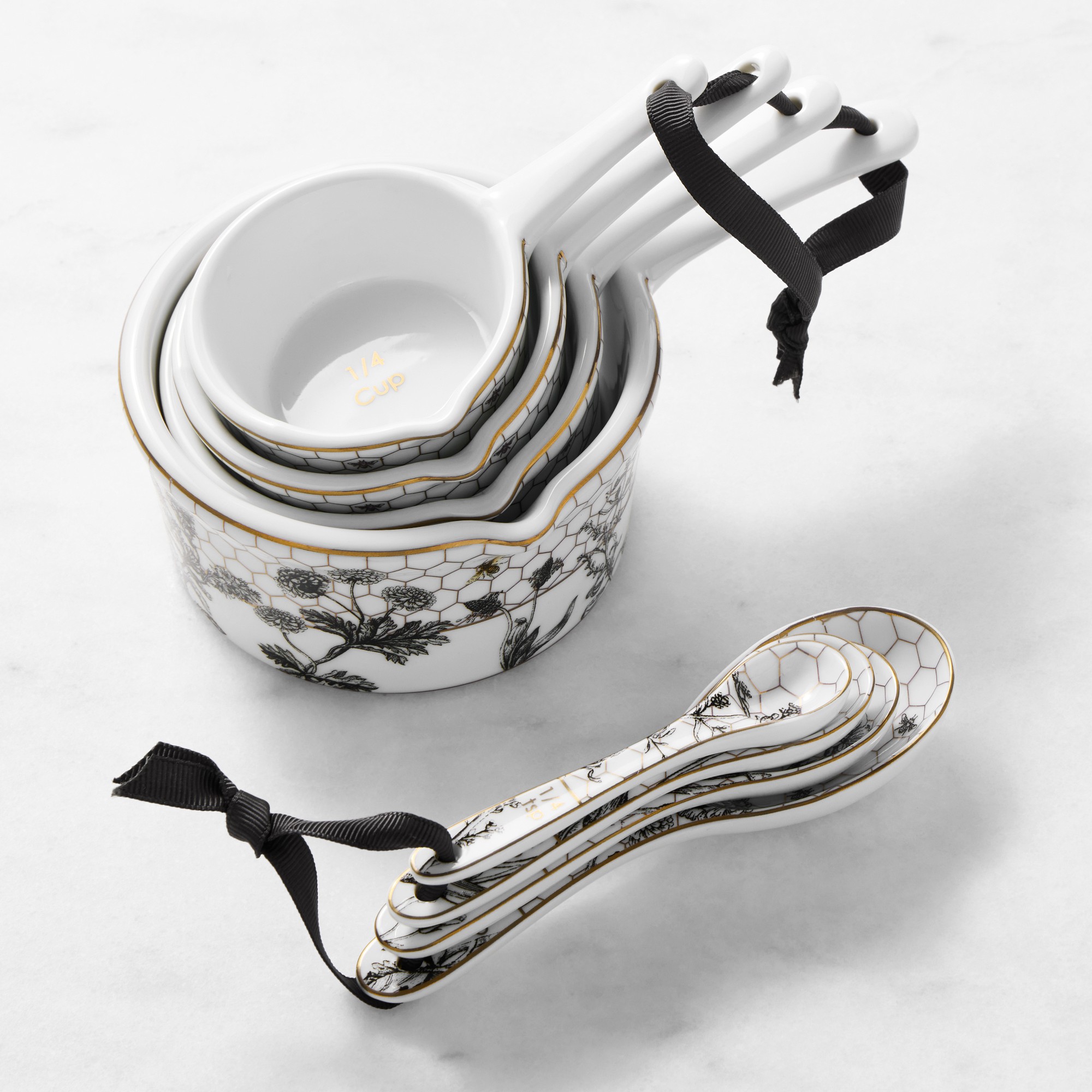 Williams Sonoma Honeycomb Measuring Cup Set