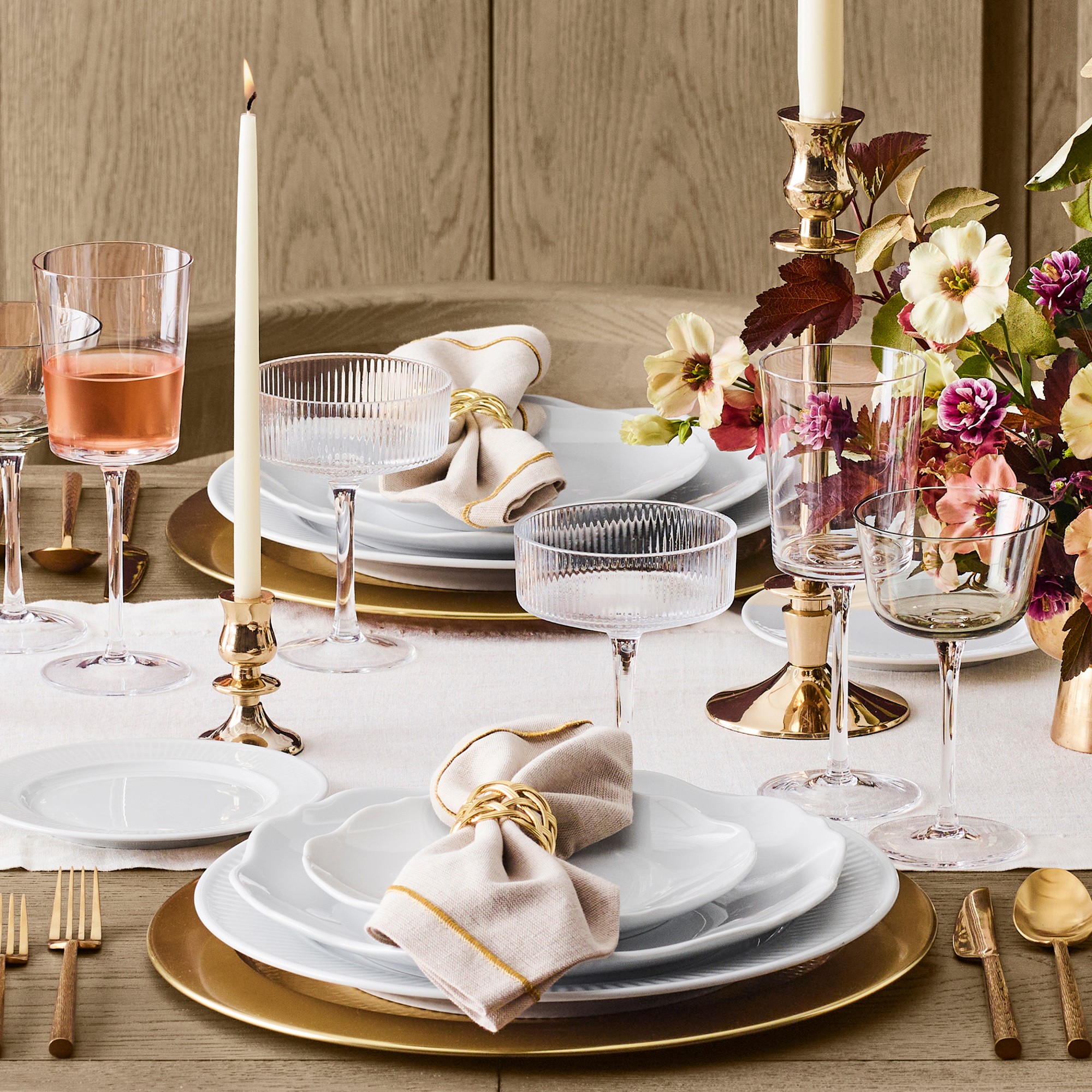 Heirloom Gold Tiny Taper Holders