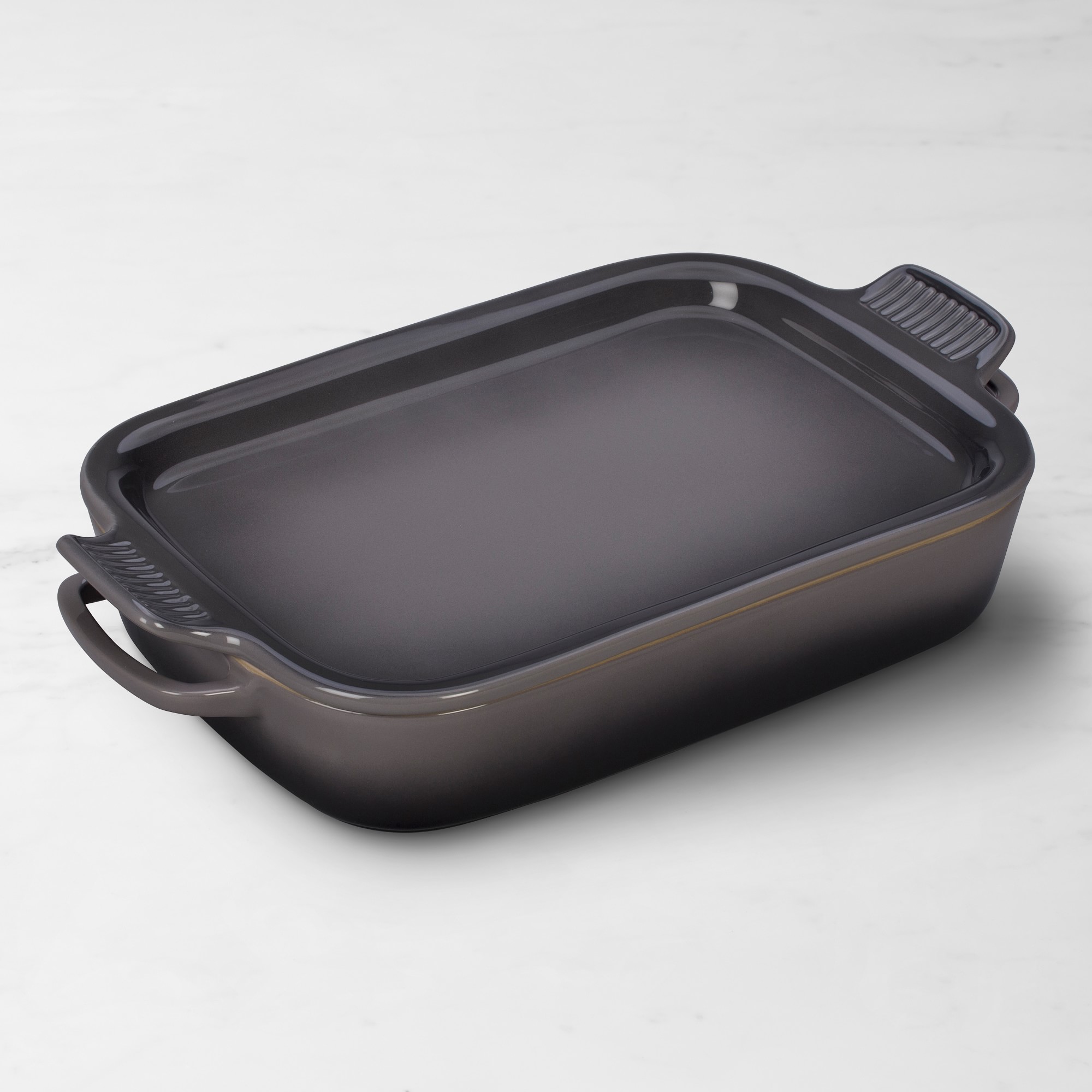 Le Creuset Stoneware Rectangular Baker with Platter Lid, 2 3/4 Qt.