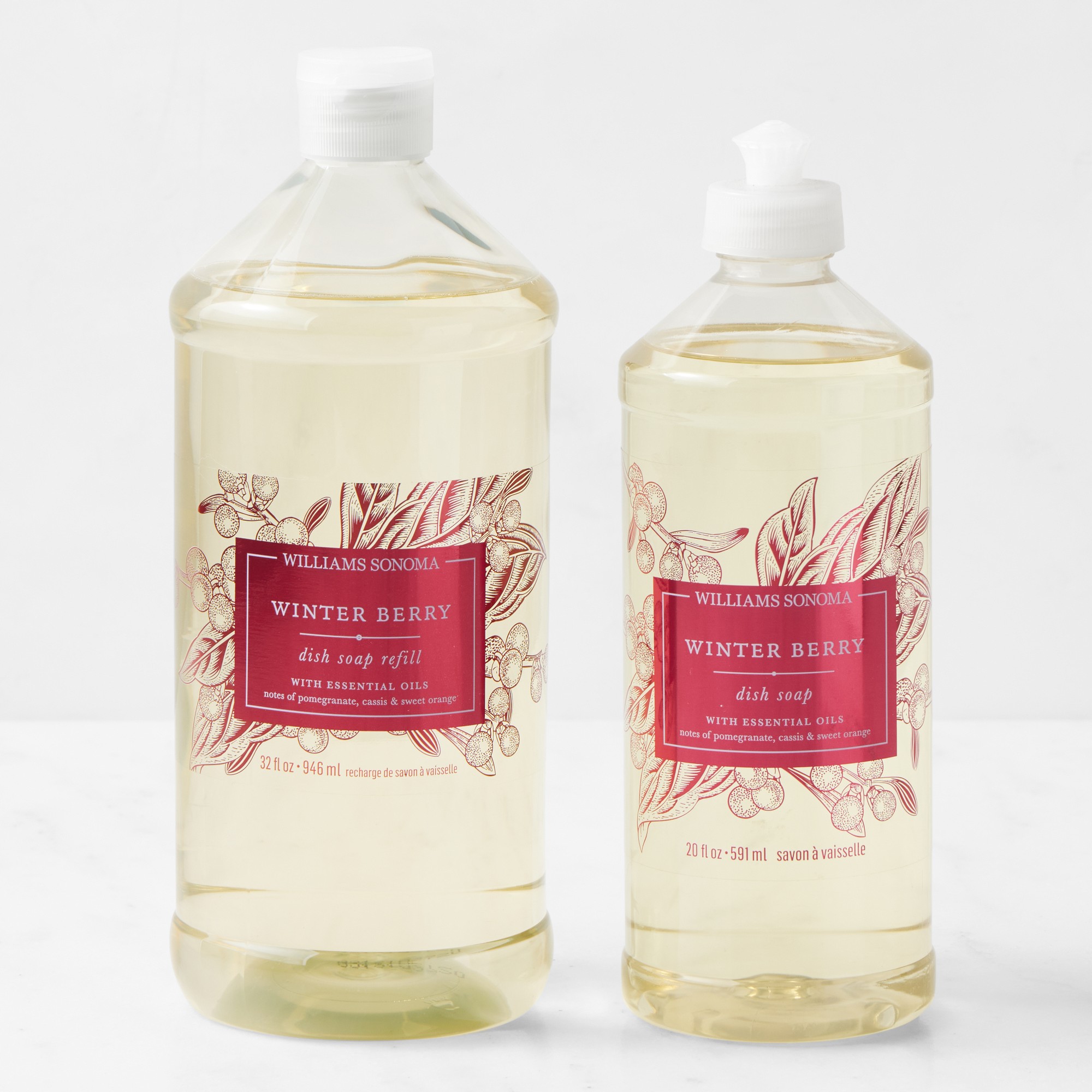 Williams Sonoma Winter Berry Dish Soap