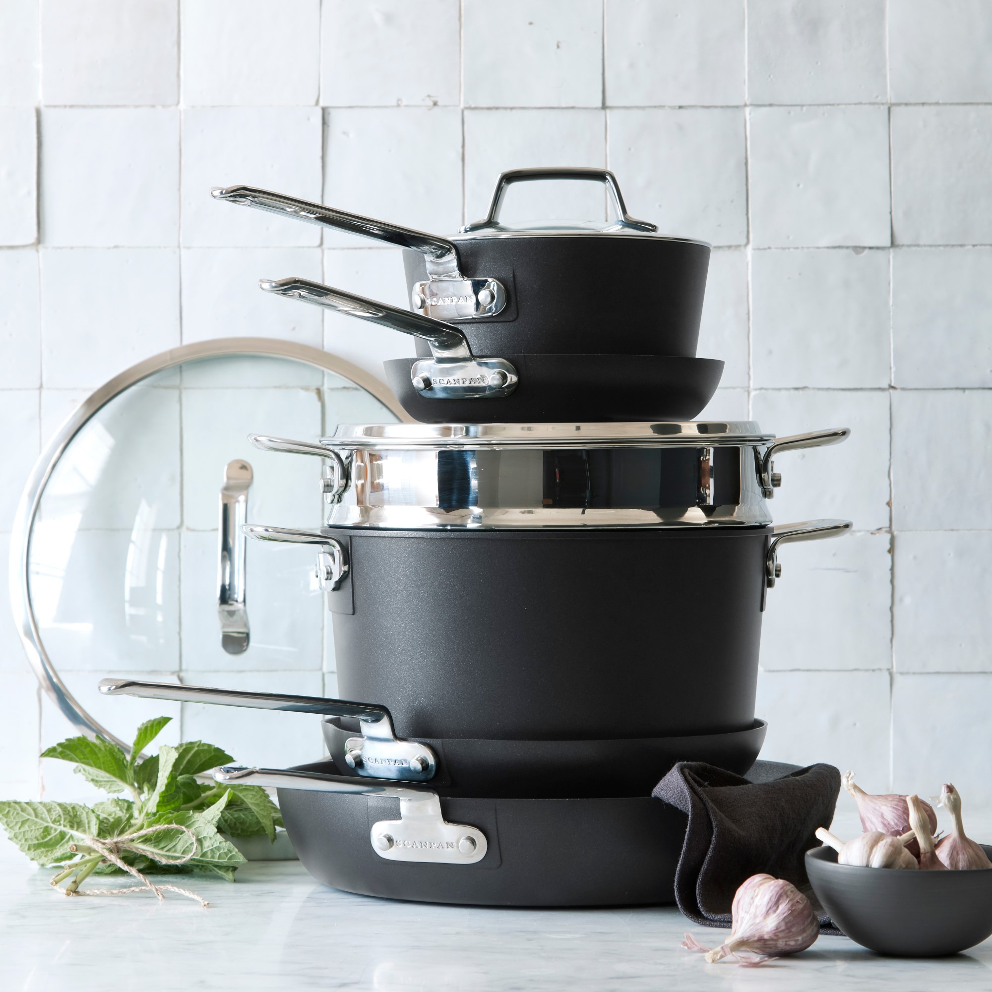 SCANPAN® TechnIQ Nonstick 9-Piece Cookware Set