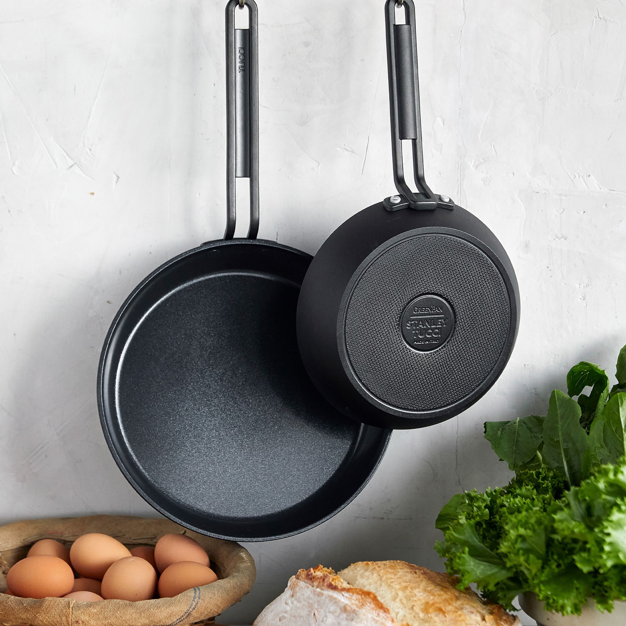 GreenPan™ Stanley Tucci™ Ceramic Nonstick Fry Pan Set, 8 & 10