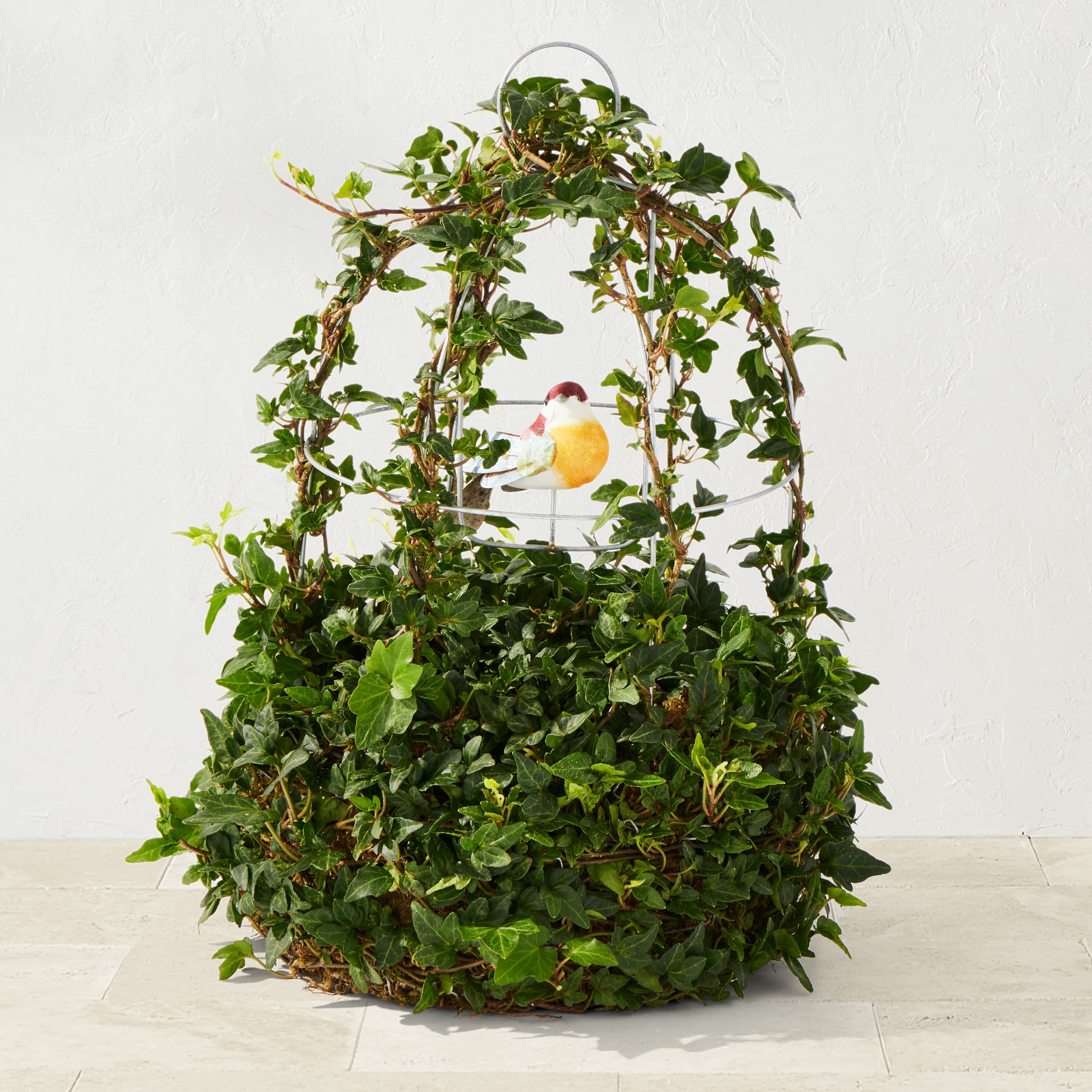 Spring Birdcage Circular Topiary
