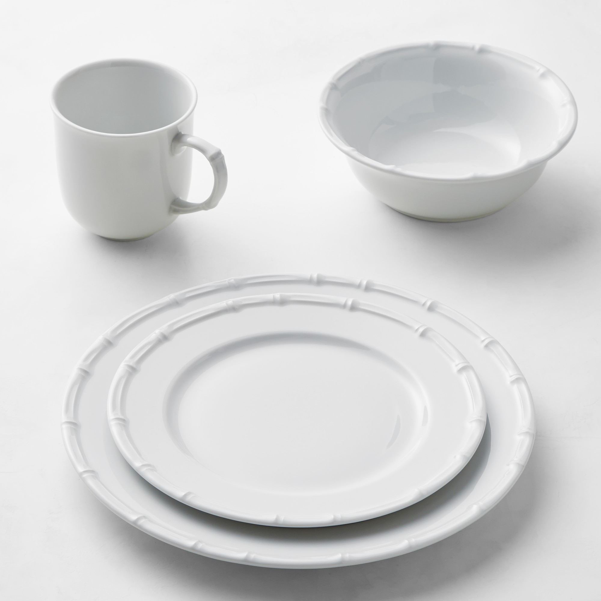 Pillivuyt Bamboo Porcelain Dinnerware Sets