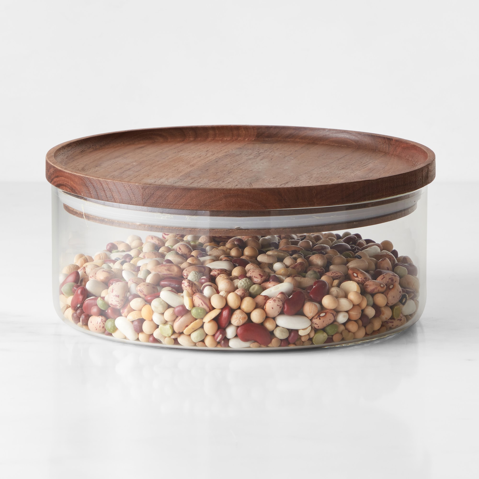 Hold Everything Stackable Glass Canister