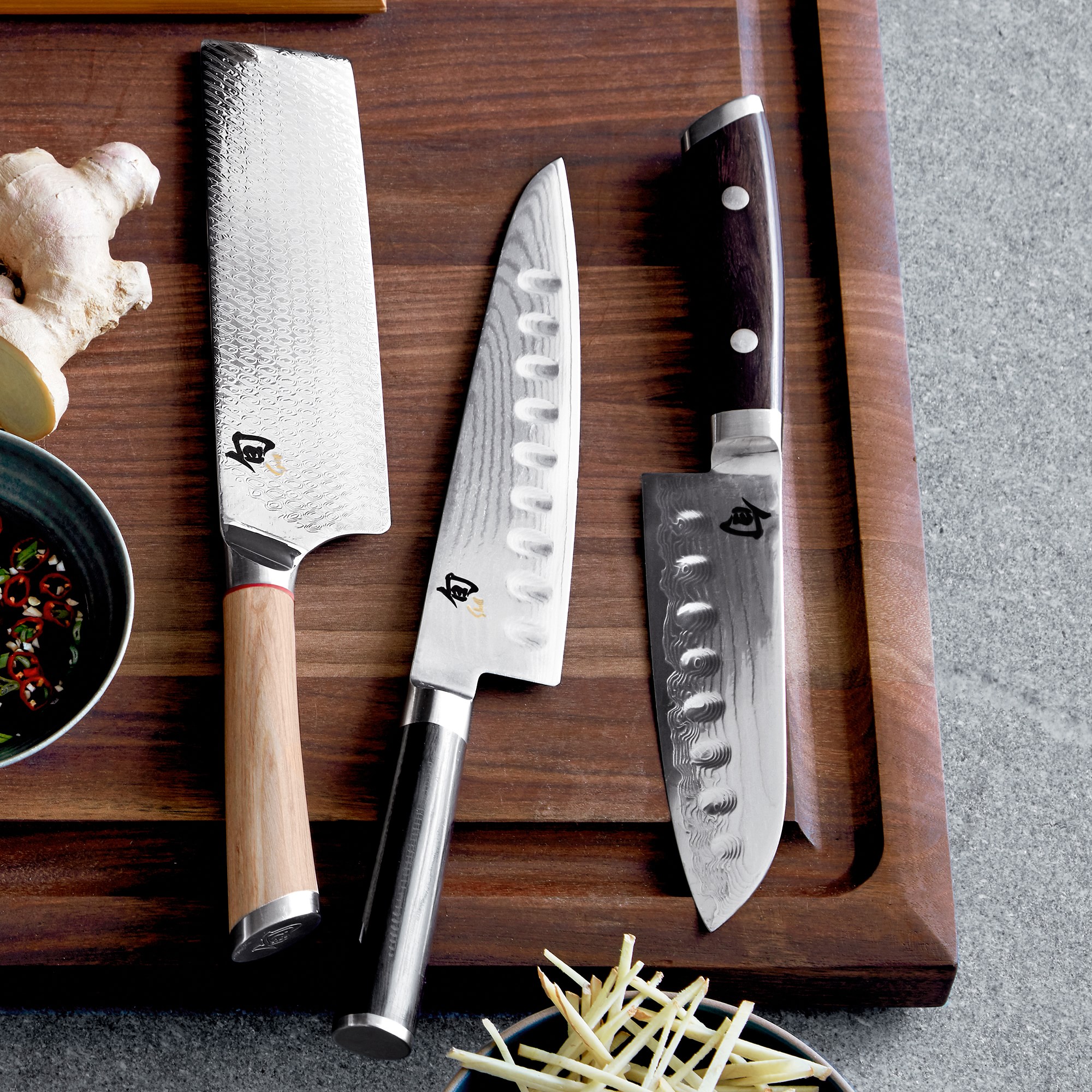 Shun Hikari Nakiri Knife, 6 1/2