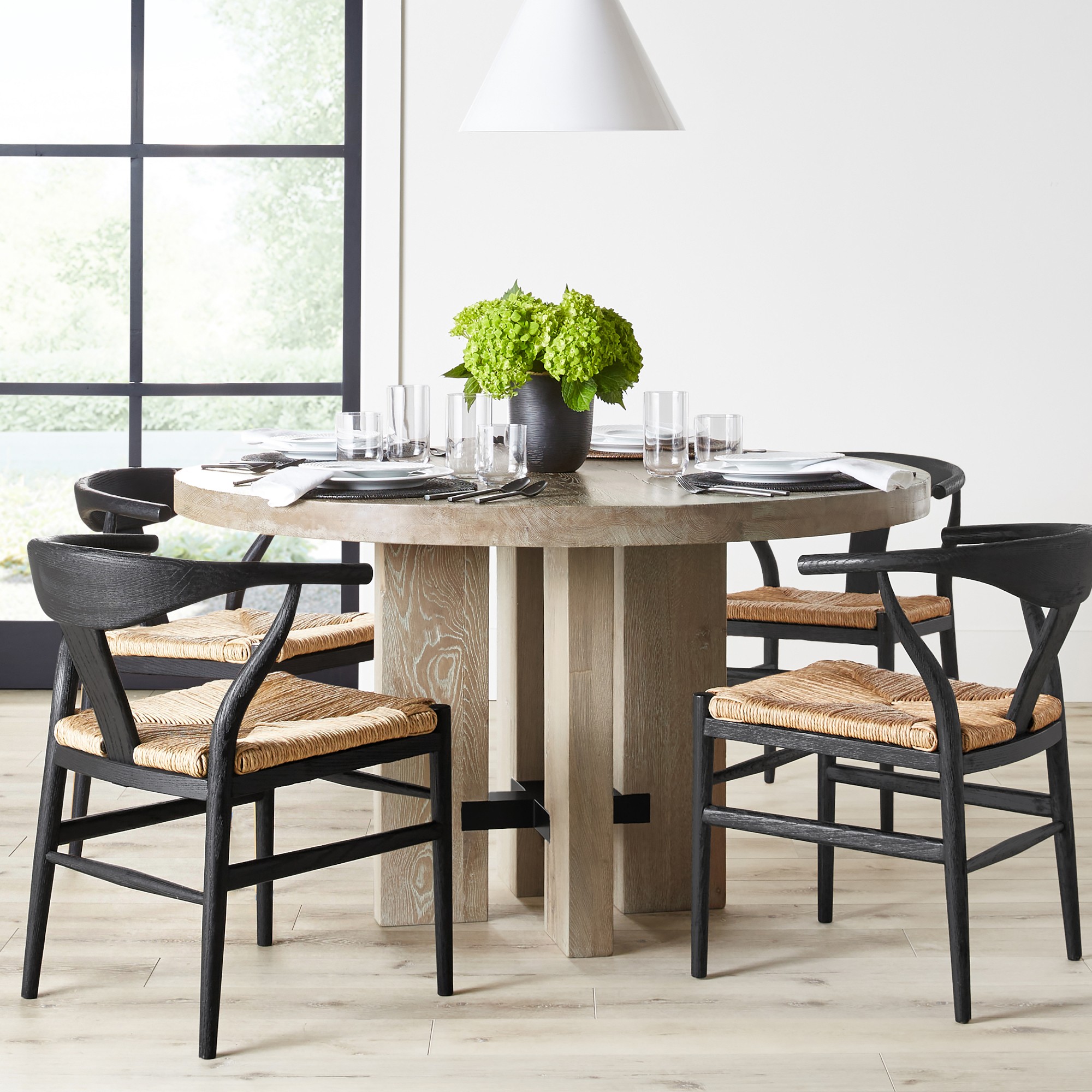 Montauk Round Dining Table (52)