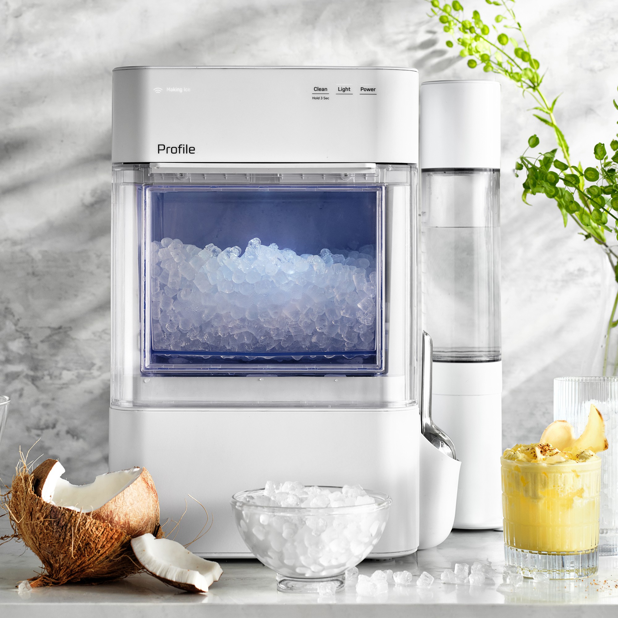 GE Profile™ Opal™ 2.0 Ultra Nugget Ice Maker with Side Tank & Scale Inhibiting Filter